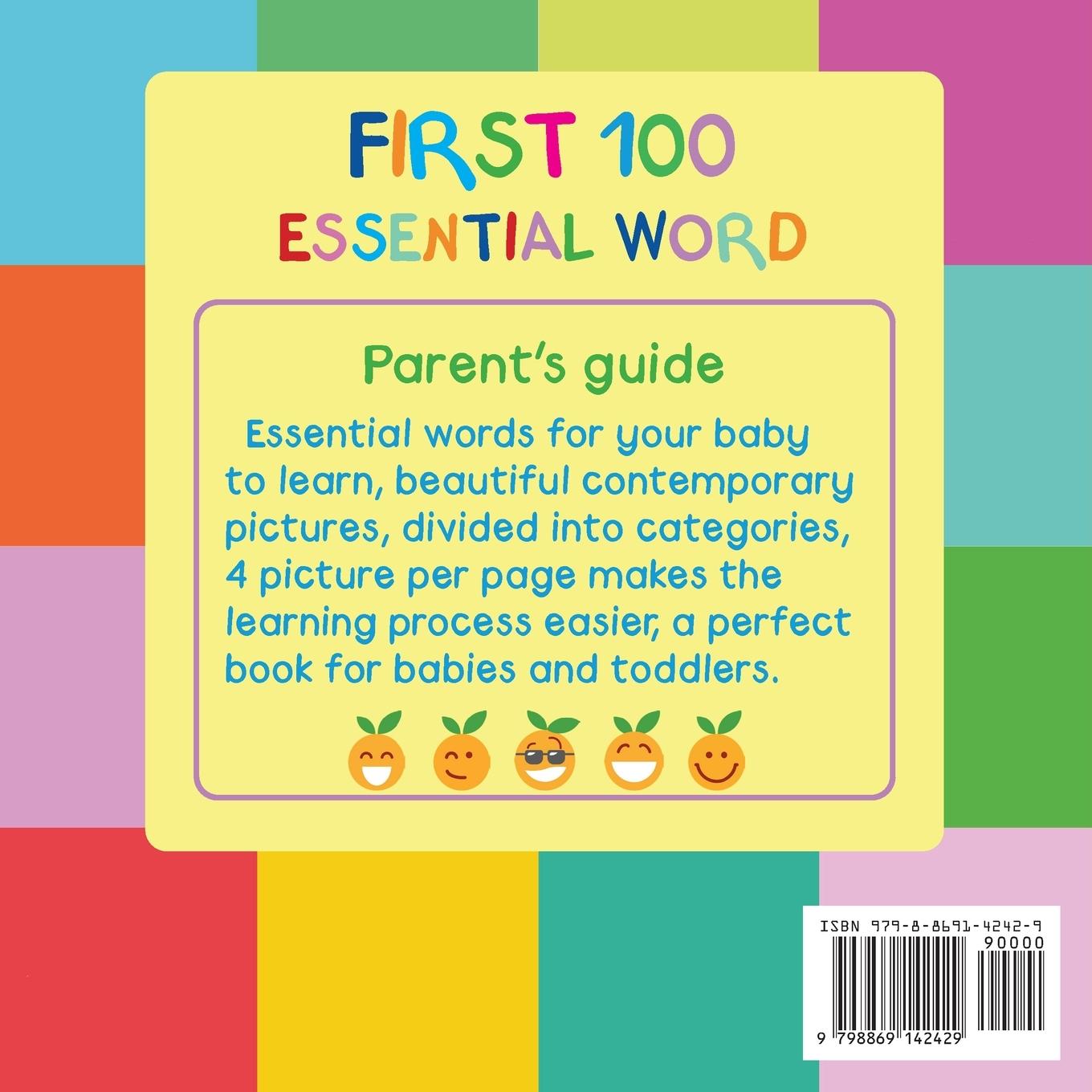 Rückseitencover First 100 Essential Words