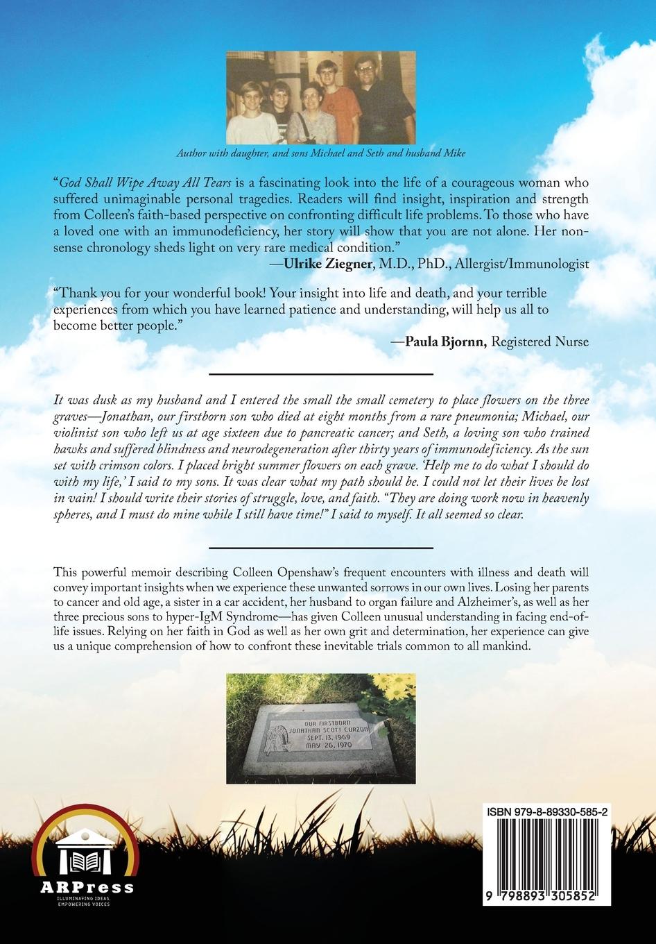 Rückseitencover God Shall Wipe Away All Tears