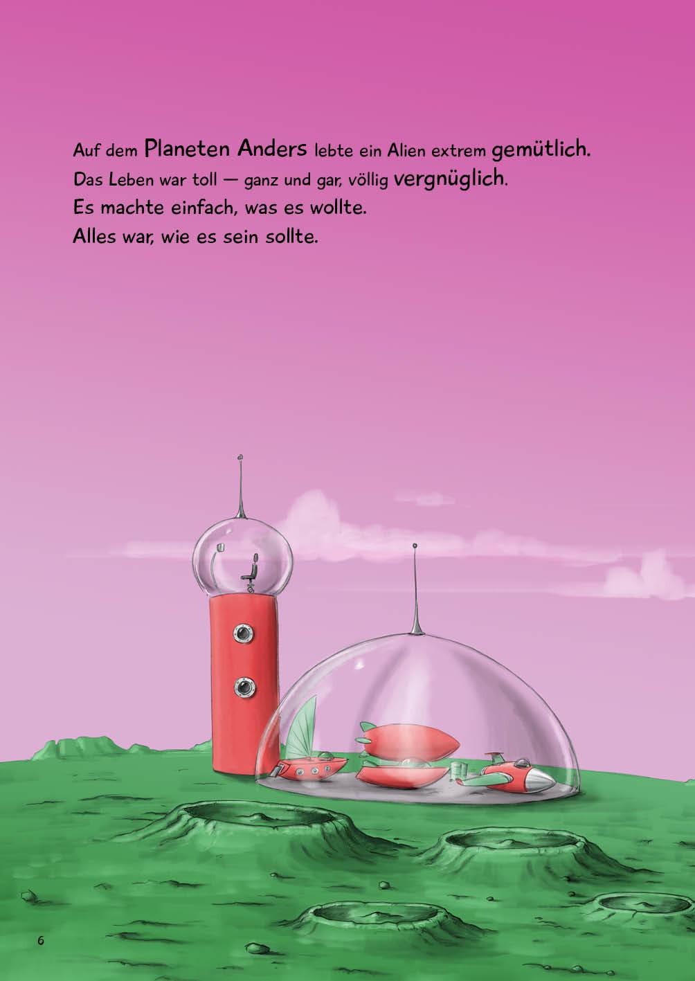 Beispielinhalt (Bild) Falscher Planet