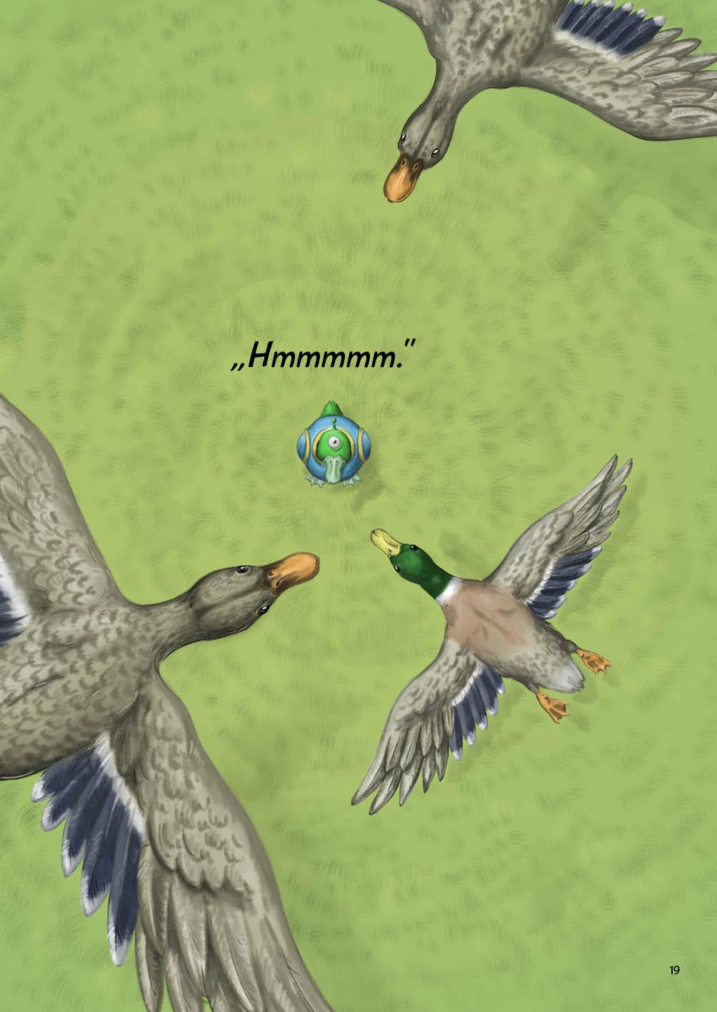 Beispielinhalt (Bild) Falscher Planet