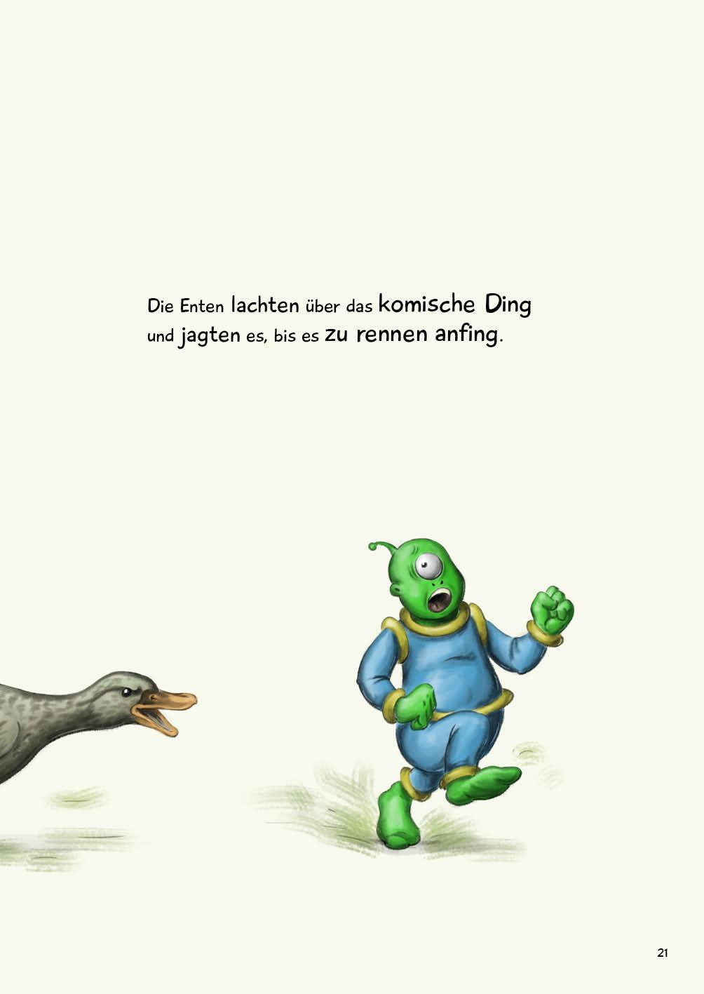 Beispielinhalt (Bild) Falscher Planet