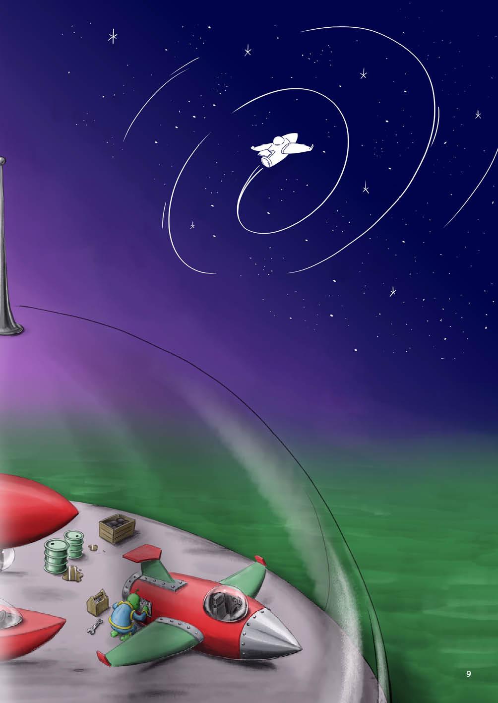 Beispielinhalt (Bild) Falscher Planet