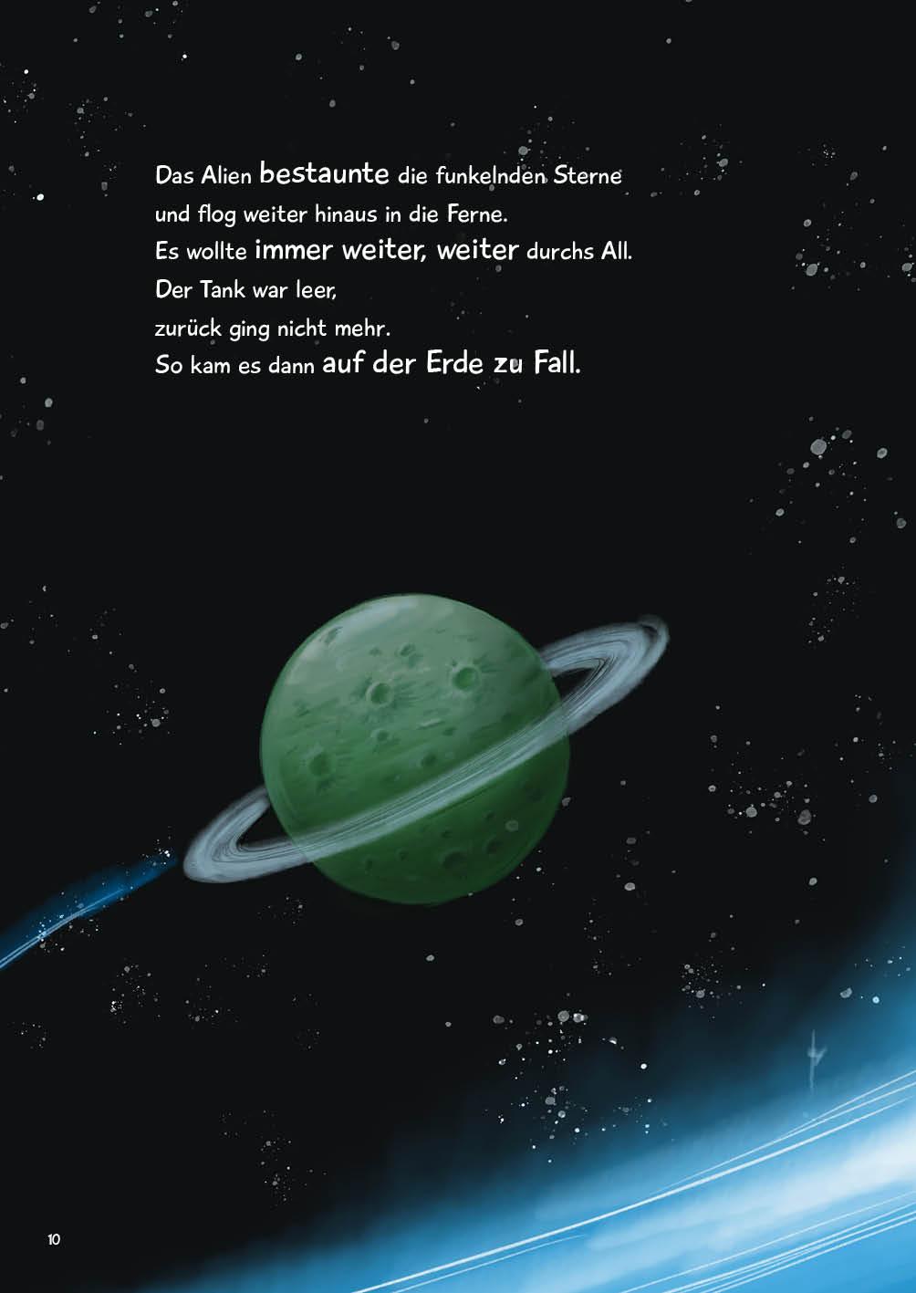 Beispielinhalt (Bild) Falscher Planet