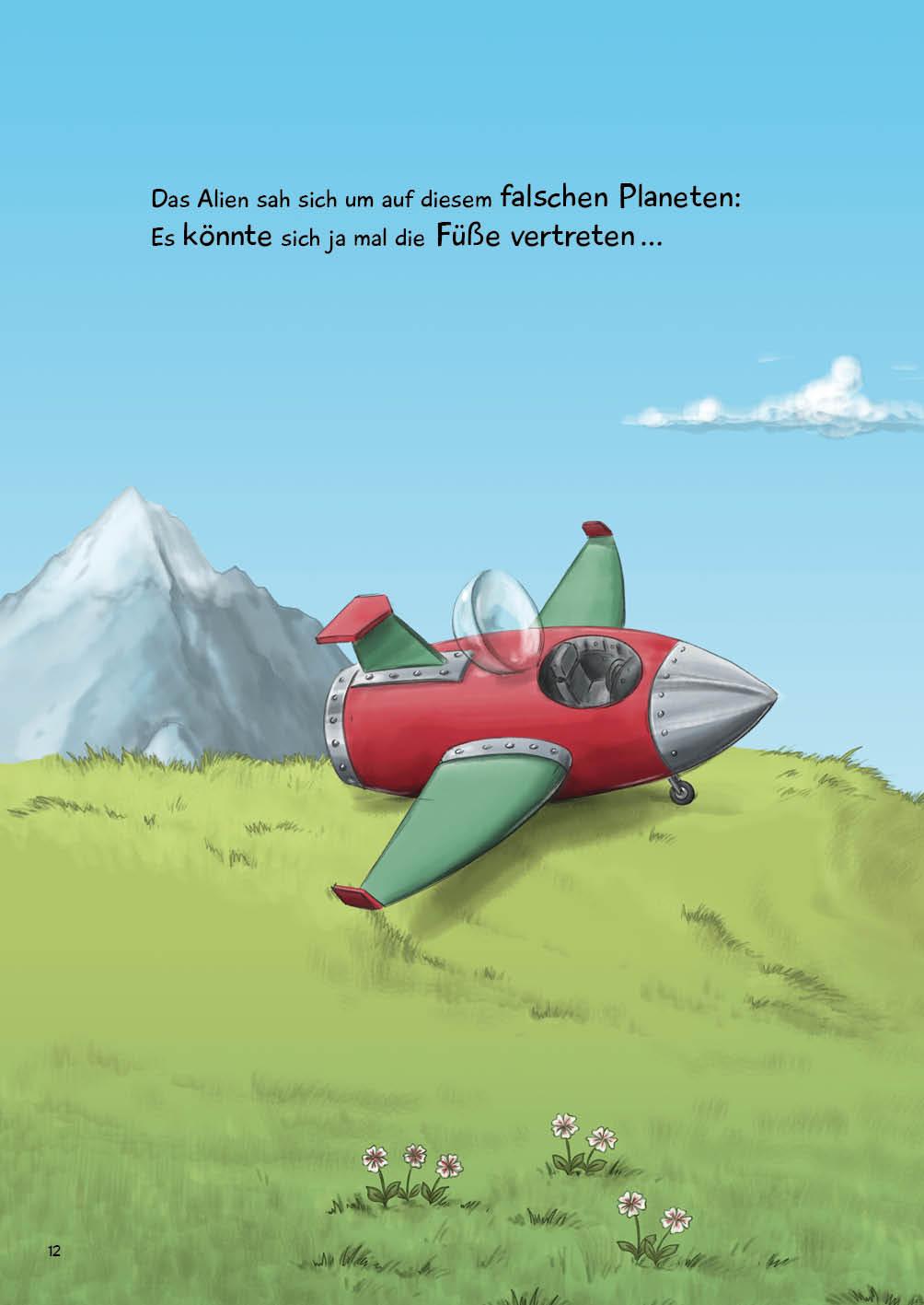 Beispielinhalt (Bild) Falscher Planet