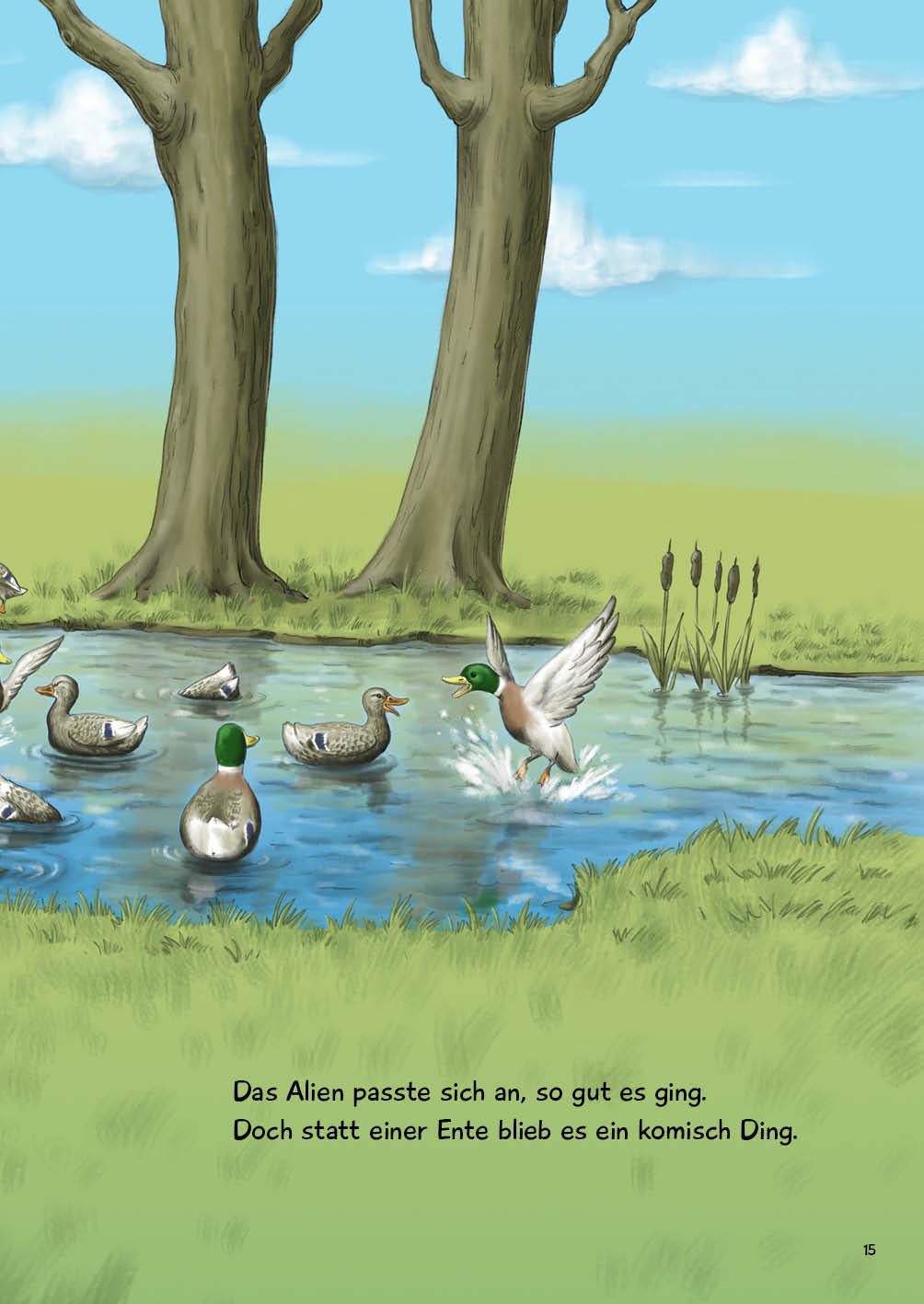 Beispielinhalt (Bild) Falscher Planet