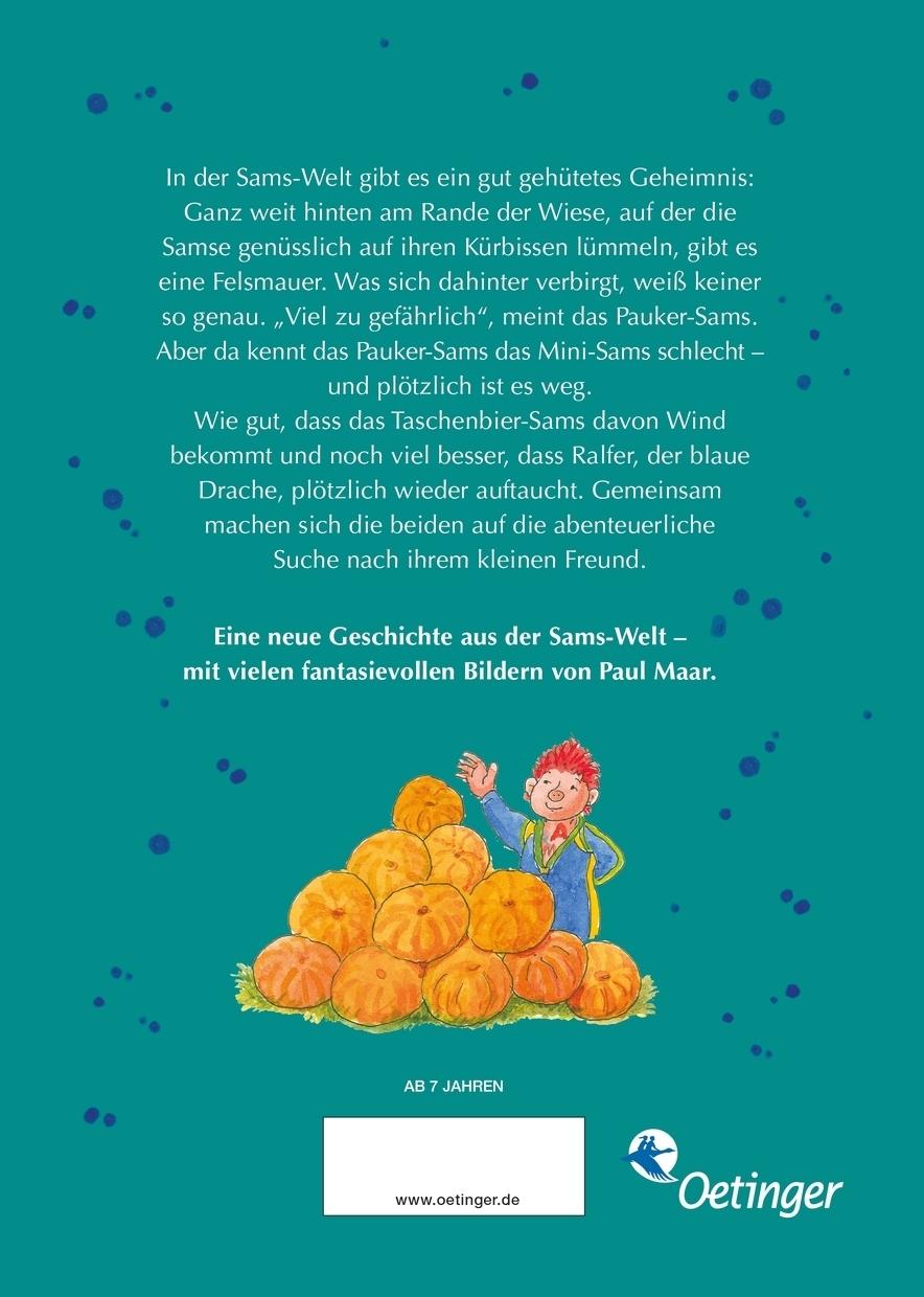 Rückseitencover Das Sams 12. Das Mini-Sams ist weg