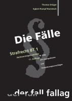 Vorderes Coverbild Die Fälle. Strafrecht BT 1
