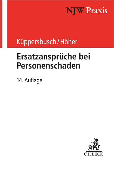 Vorderes Coverbild Ersatzansprüche bei Personenschaden