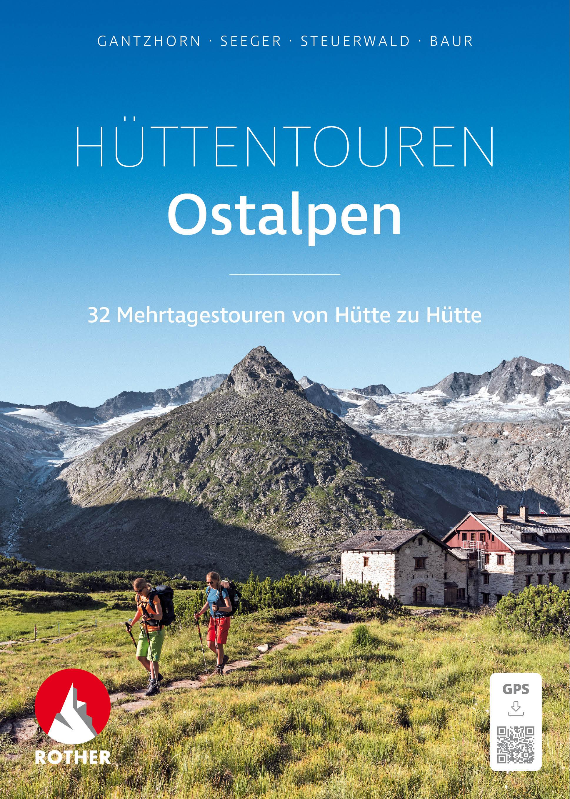 Vorderes Coverbild Hüttentouren Ostalpen