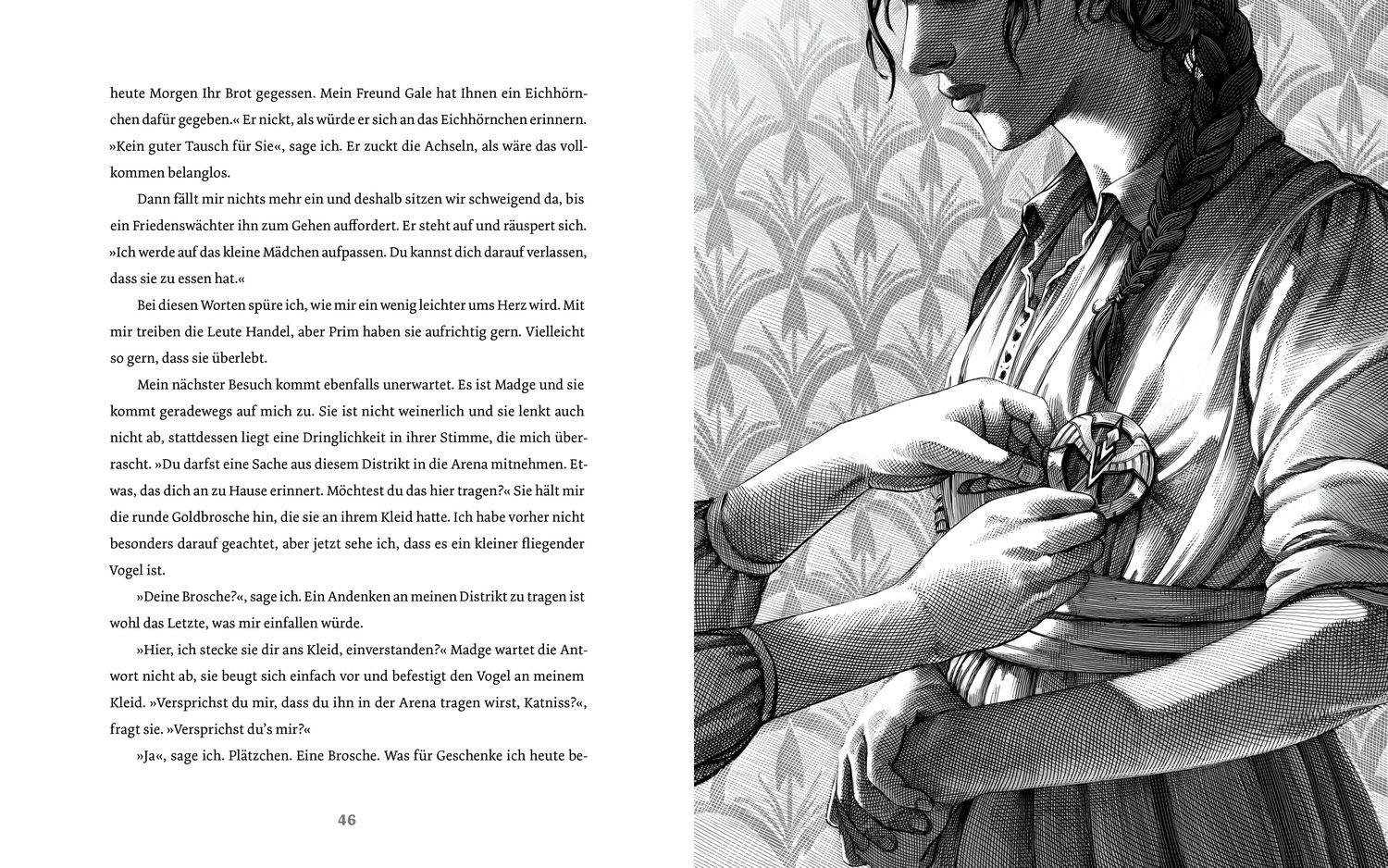 Beispielinhalt (Bild) Die Tribute von Panem 1. Tödliche Spiele. Illustrierte Ausgabe