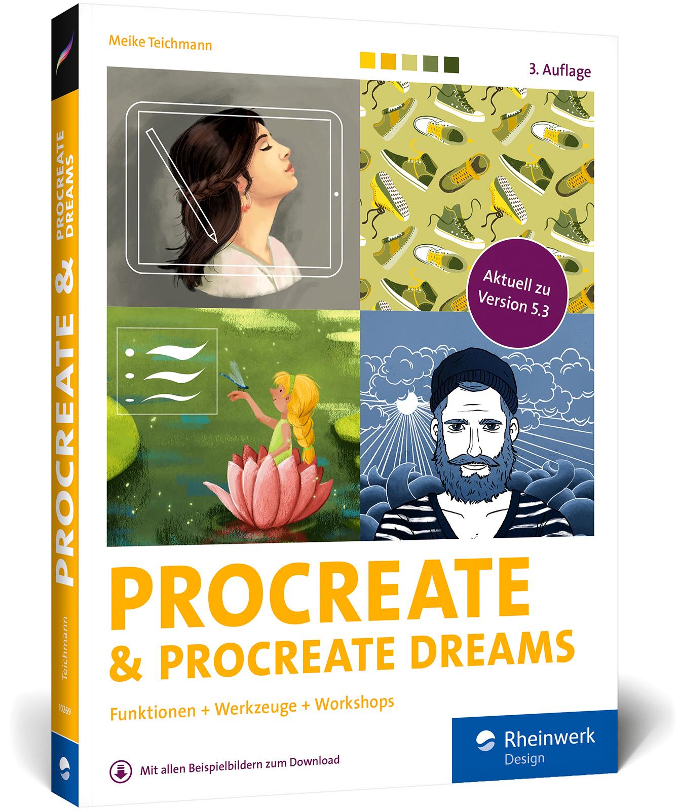 Vorderes Coverbild Procreate und Procreate Dreams