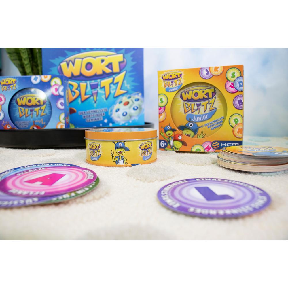 Beispielinhalt (Bild) Wortblitz Junior Kartenspiel