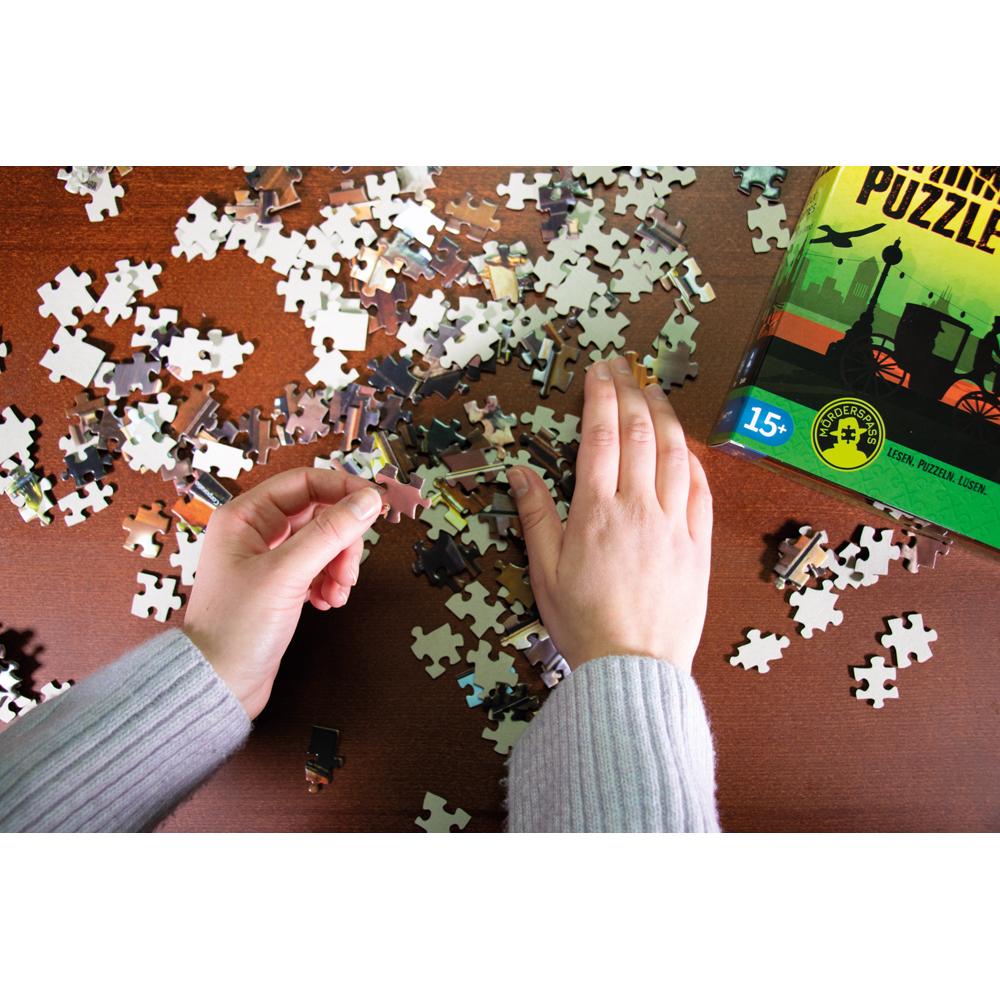 Beispielinhalt (Bild) Sherlock Holmes - Das mysteriöse Krimi Puzzle - 1000 T