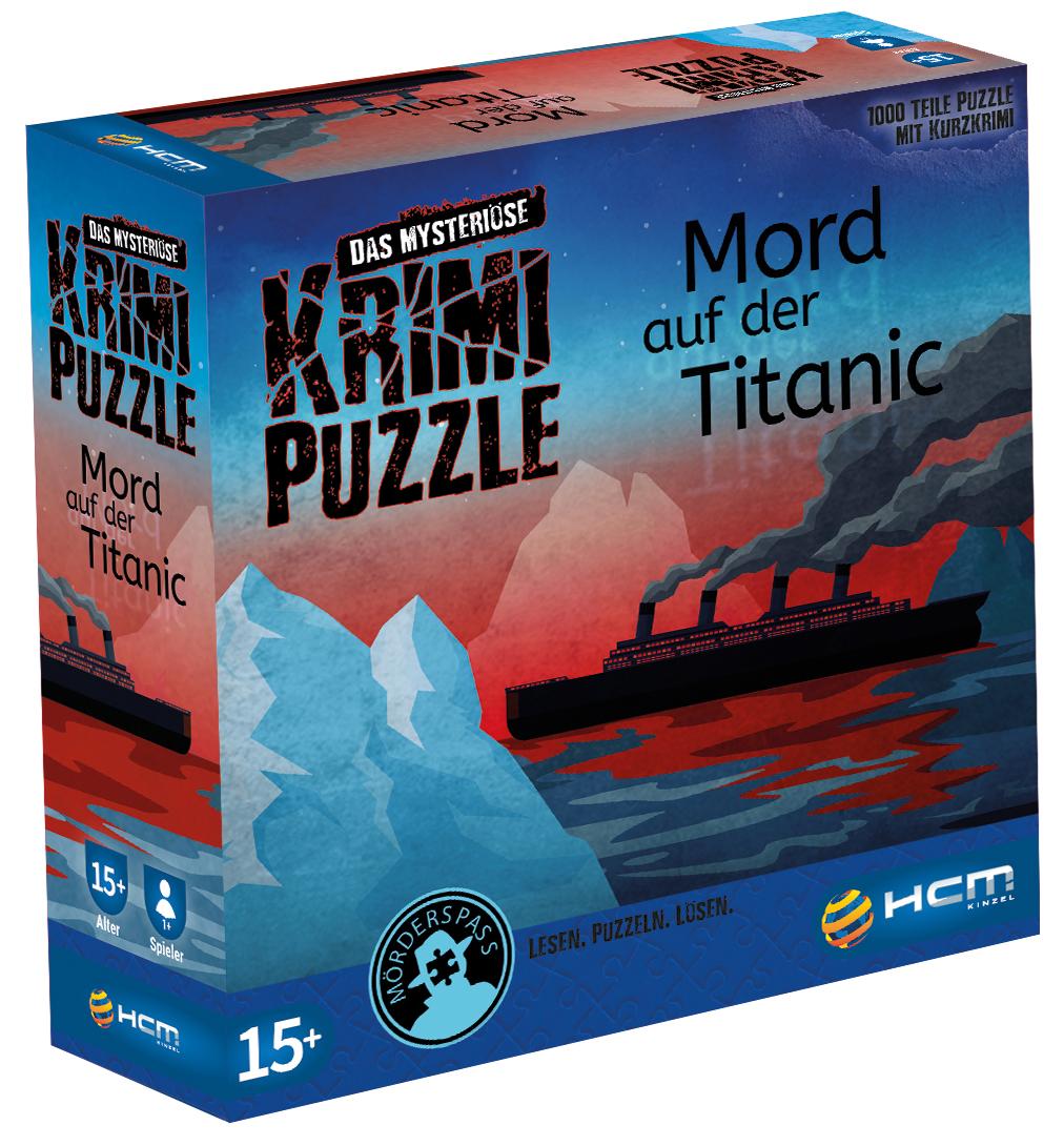 Vorderes Coverbild Mord auf der Titanic - Das mysteriöse Krimi Puzzle - 1000 T