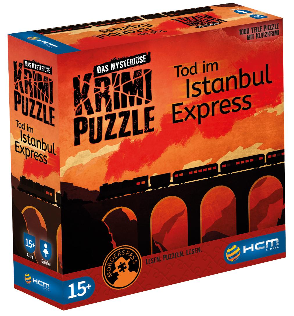 Vorderes Coverbild Tod im Istanbul Express - Das mysteriöse Krimi Puzzle/1000 T