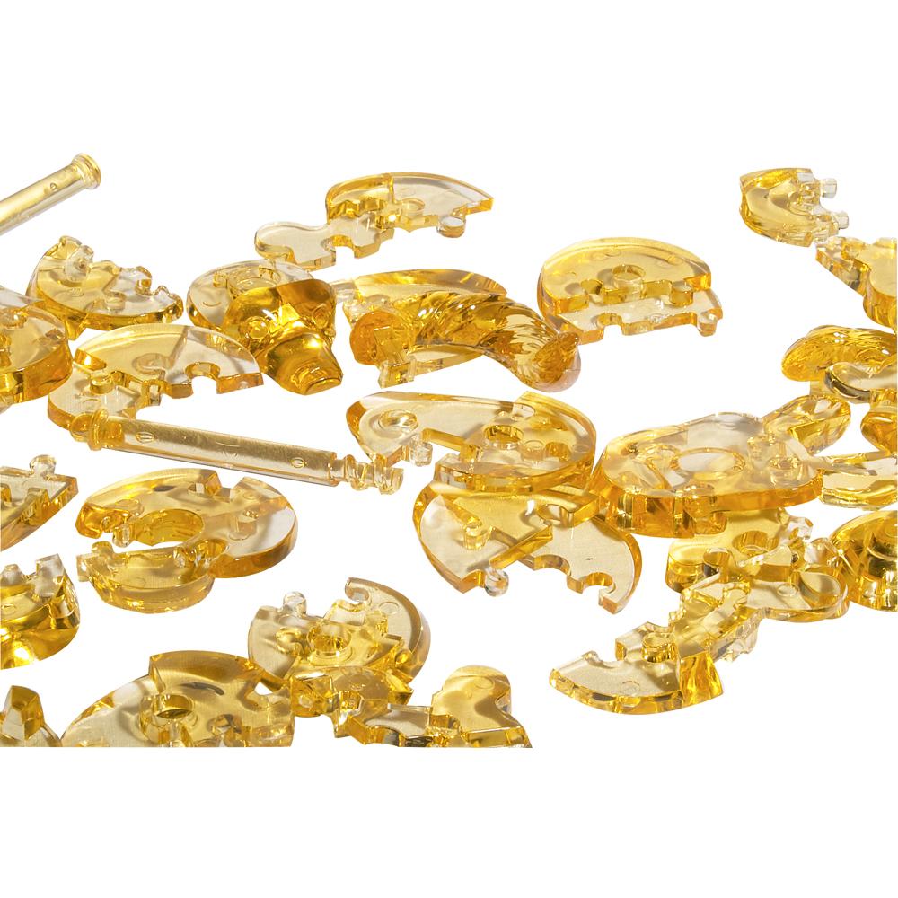 Beispielinhalt (Bild) Crystal Puzzle - Golden Retriever - 41 Teile