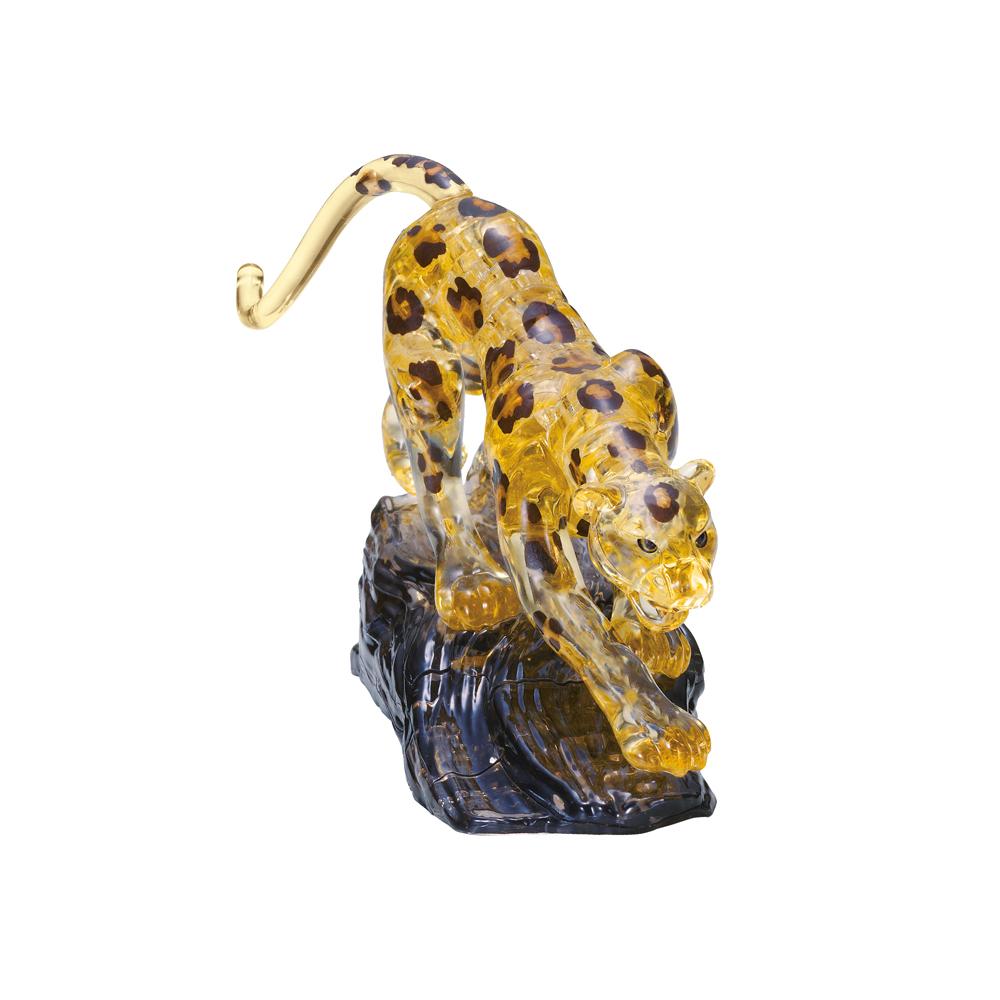 Beispielinhalt (Bild) Crystal Puzzle - Leopard - 39 Teile
