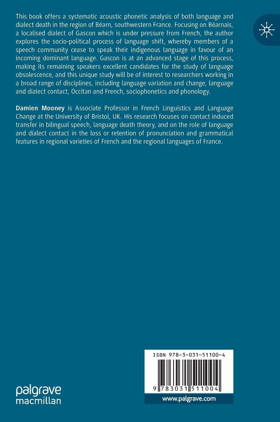 Rückseitencover Language and Dialect Death