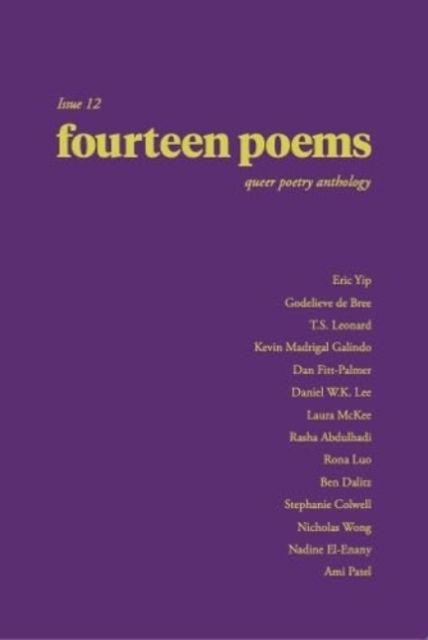 Vorderes Coverbild fourteen poems Issue 12: a queer poetry anthology