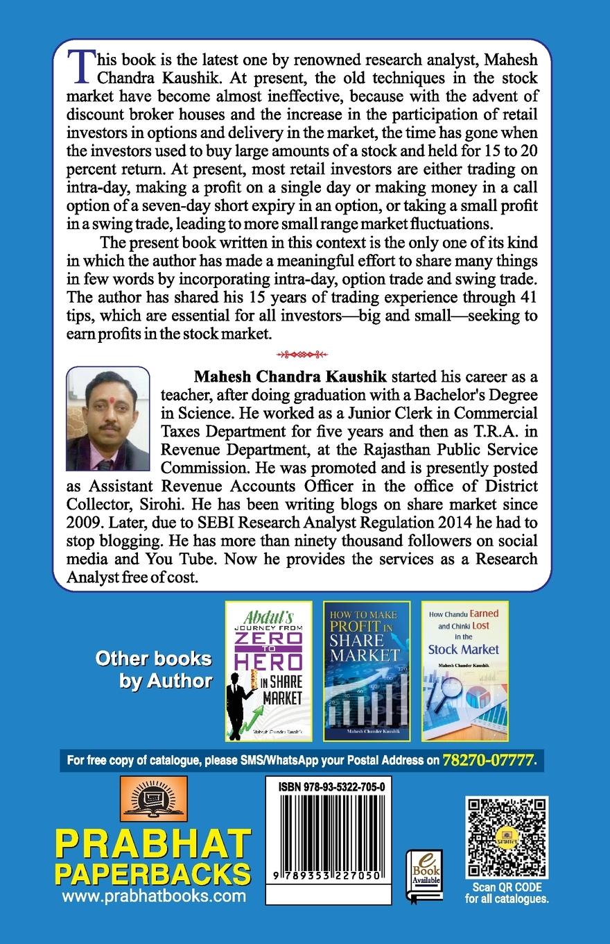 Rückseitencover 41 Tips for Success in Share Market