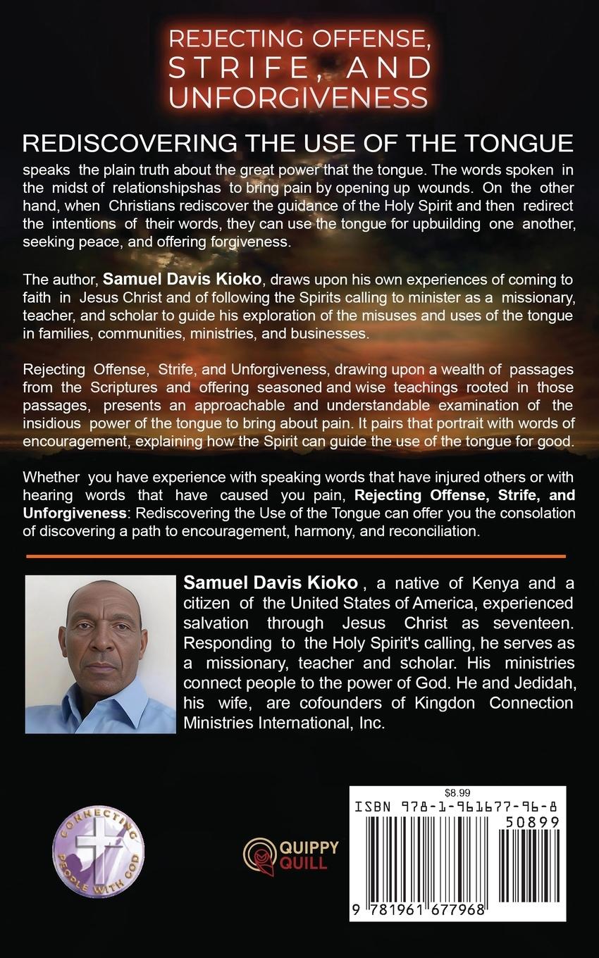 Rückseitencover Rejecting Offense, Strife, and Unforgiveness