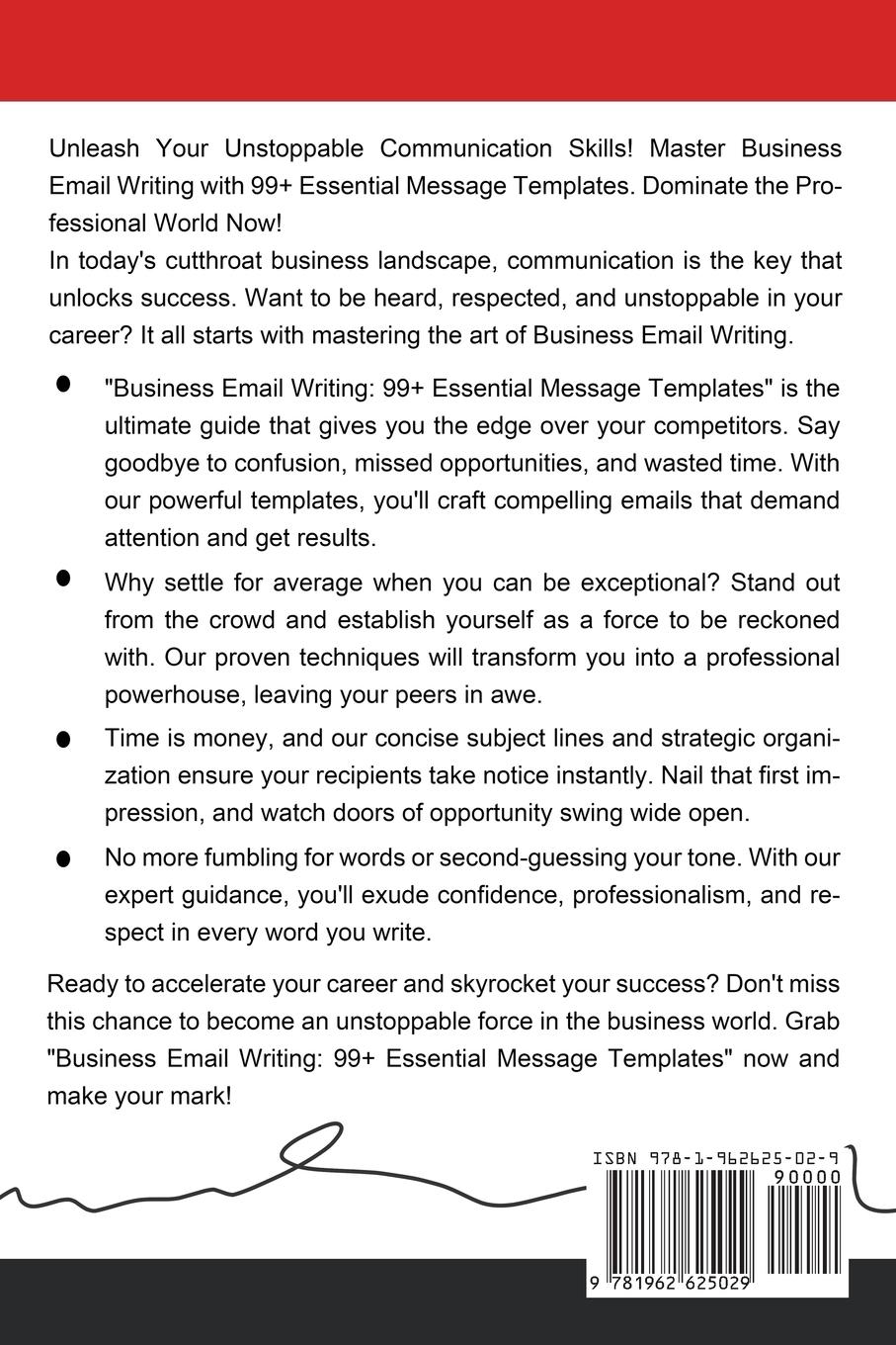 Rückseitencover Business Email Writing