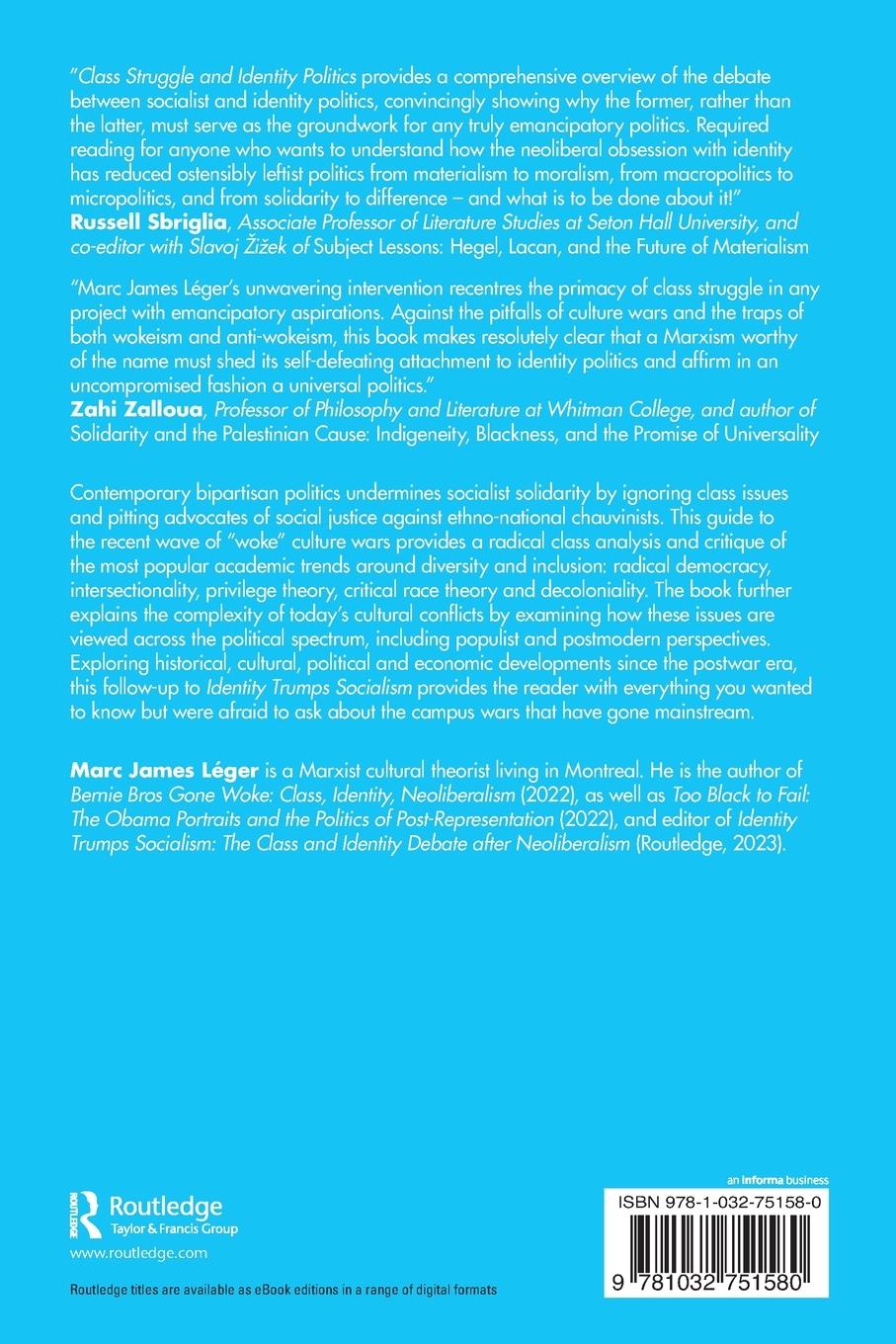 Rückseitencover Class Struggle and Identity Politics