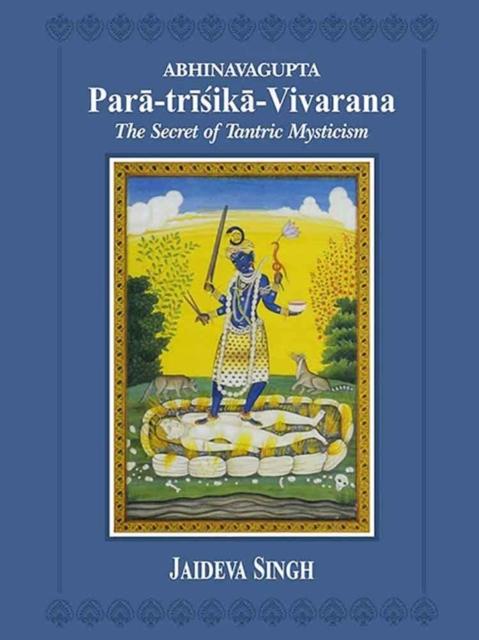 Vorderes Coverbild Abhinavagupta Para-trisika-vivarana