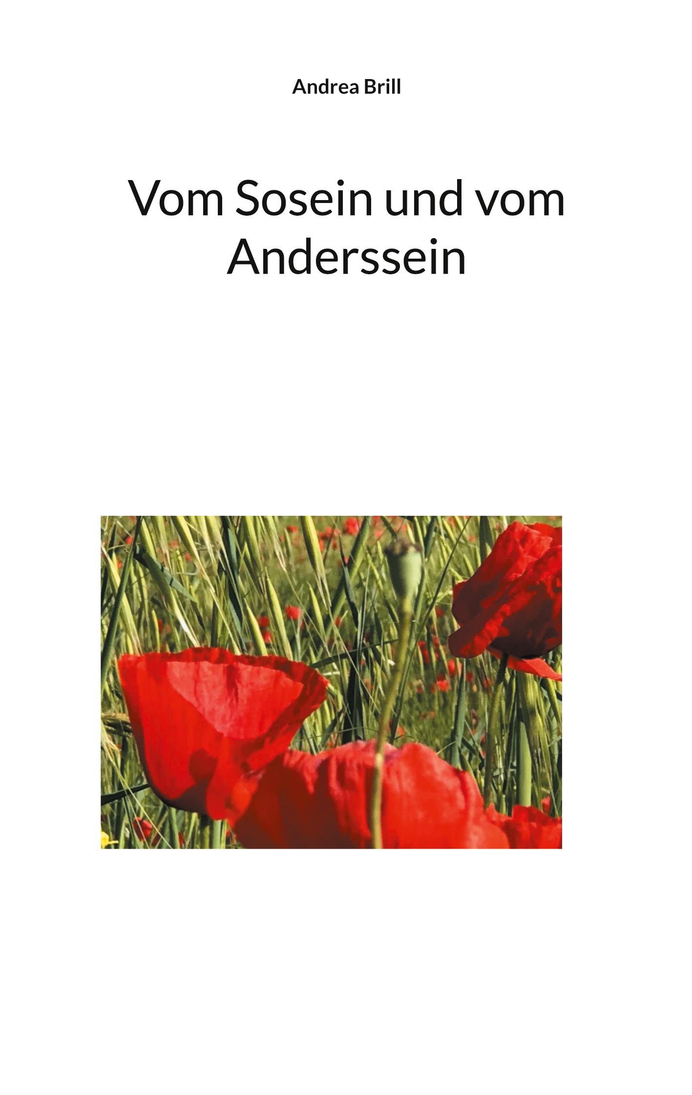 Vorderes Coverbild Vom Sosein und vom Anderssein