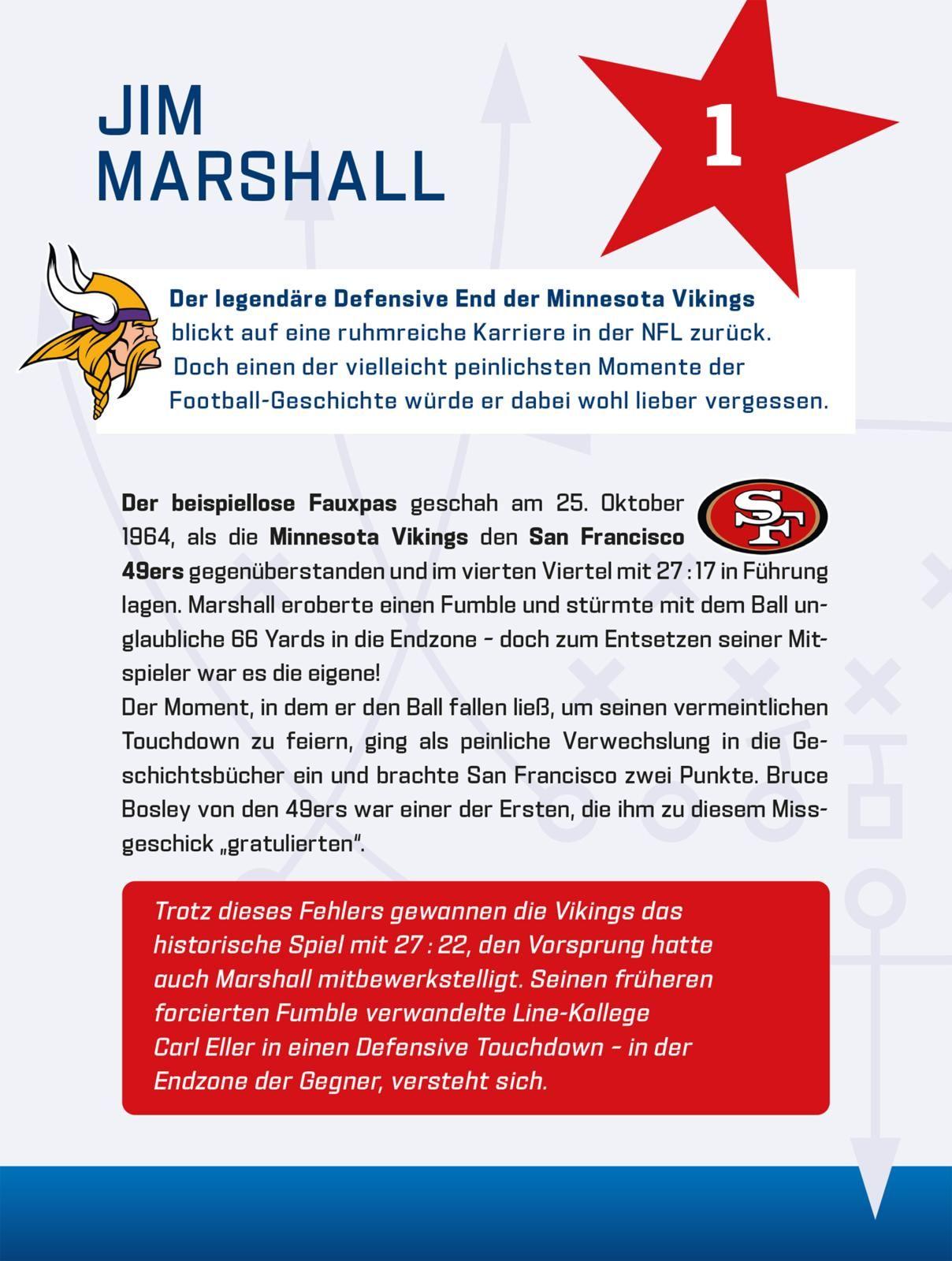 Beispielinhalt (Bild) NFL - American Football Adventskalender