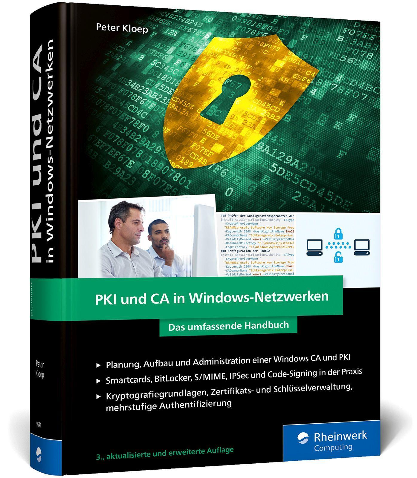 Vorderes Coverbild PKI und CA in Windows-Netzwerken