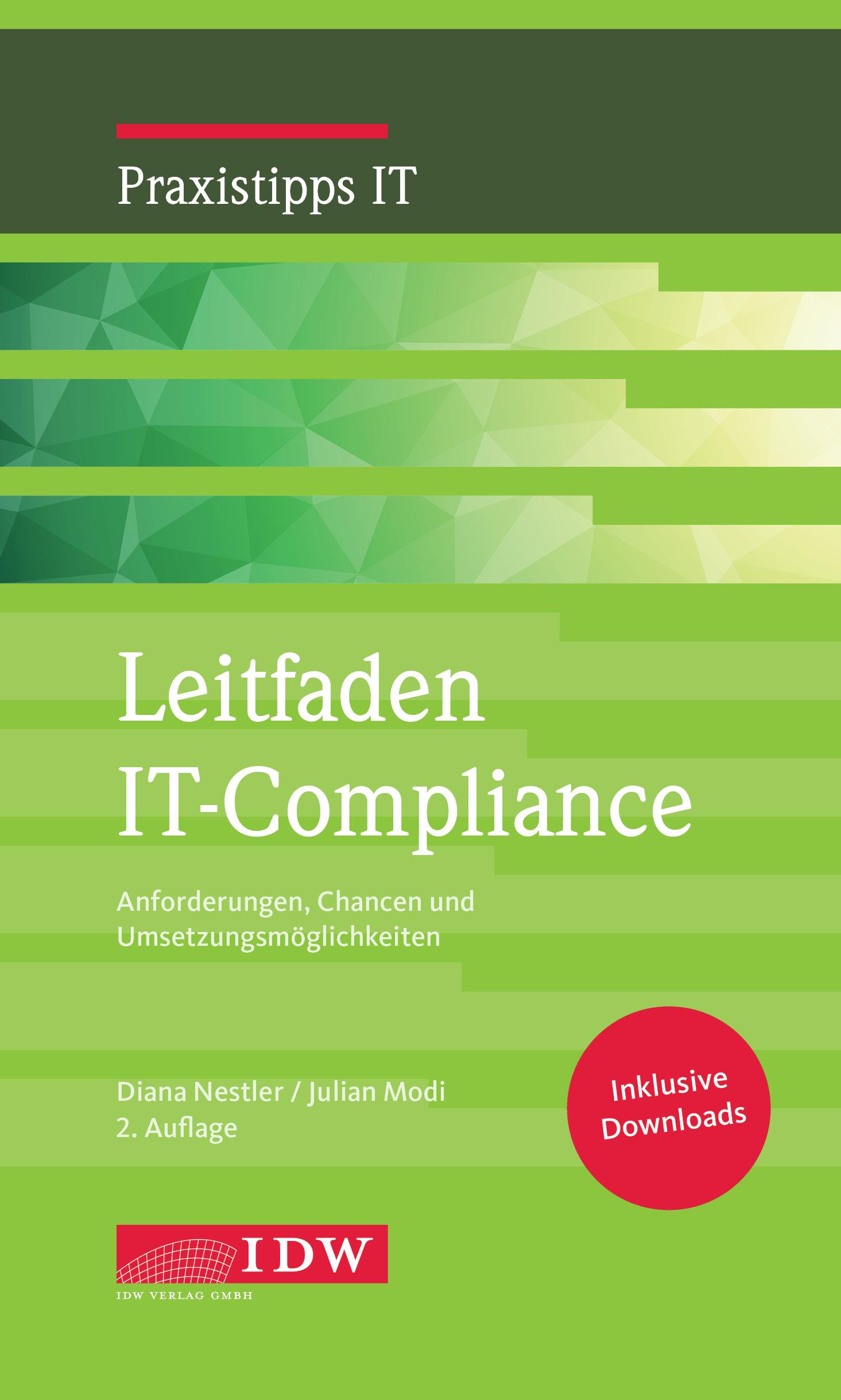 Vorderes Coverbild Leitfaden IT-Compliance