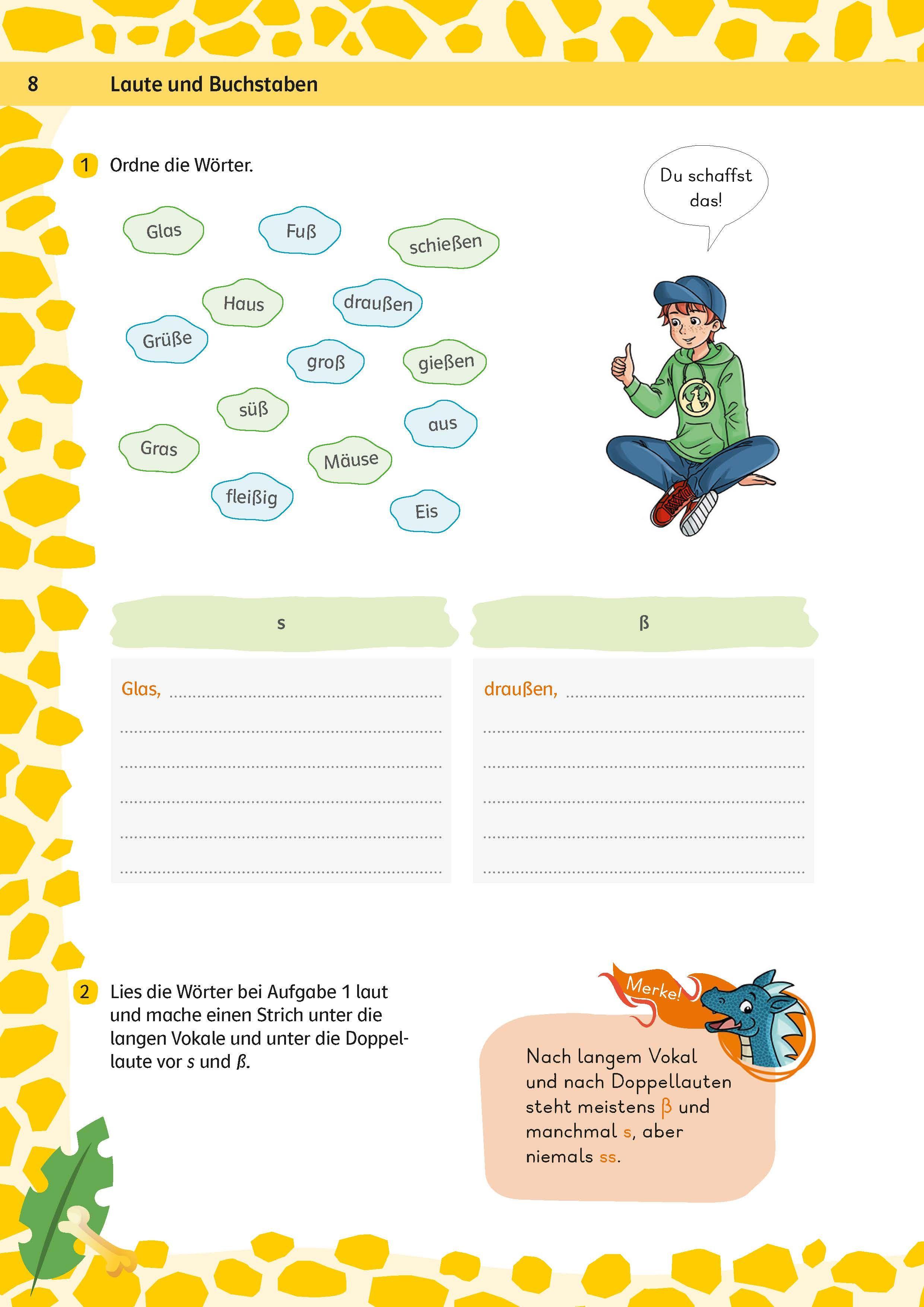 Beispielinhalt (Bild) Team Drachenstark: Topfit in Klasse 3