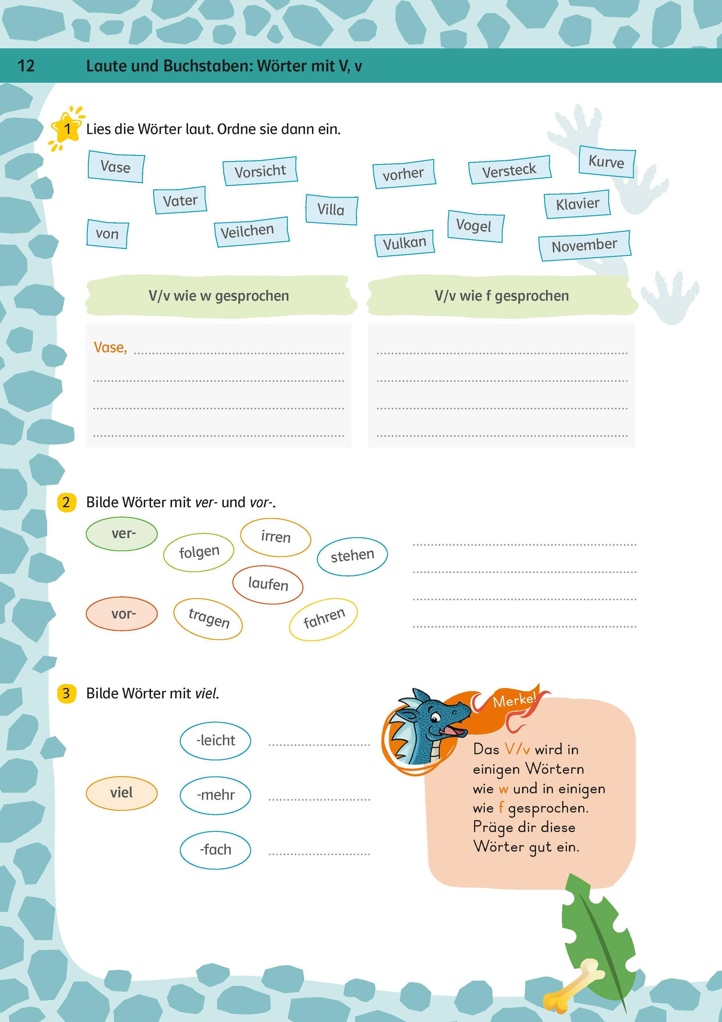 Beispielinhalt (Bild) Team Drachenstark: Topfit in Klasse 3