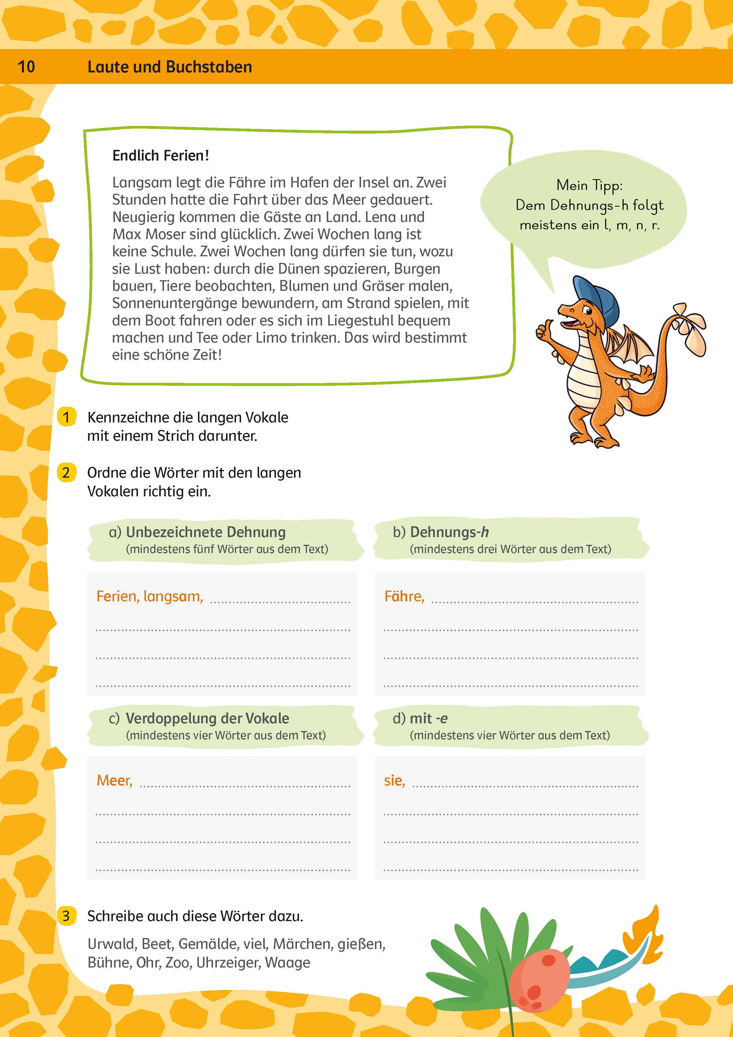 Beispielinhalt (Bild) Team Drachenstark: Topfit in Klasse 4