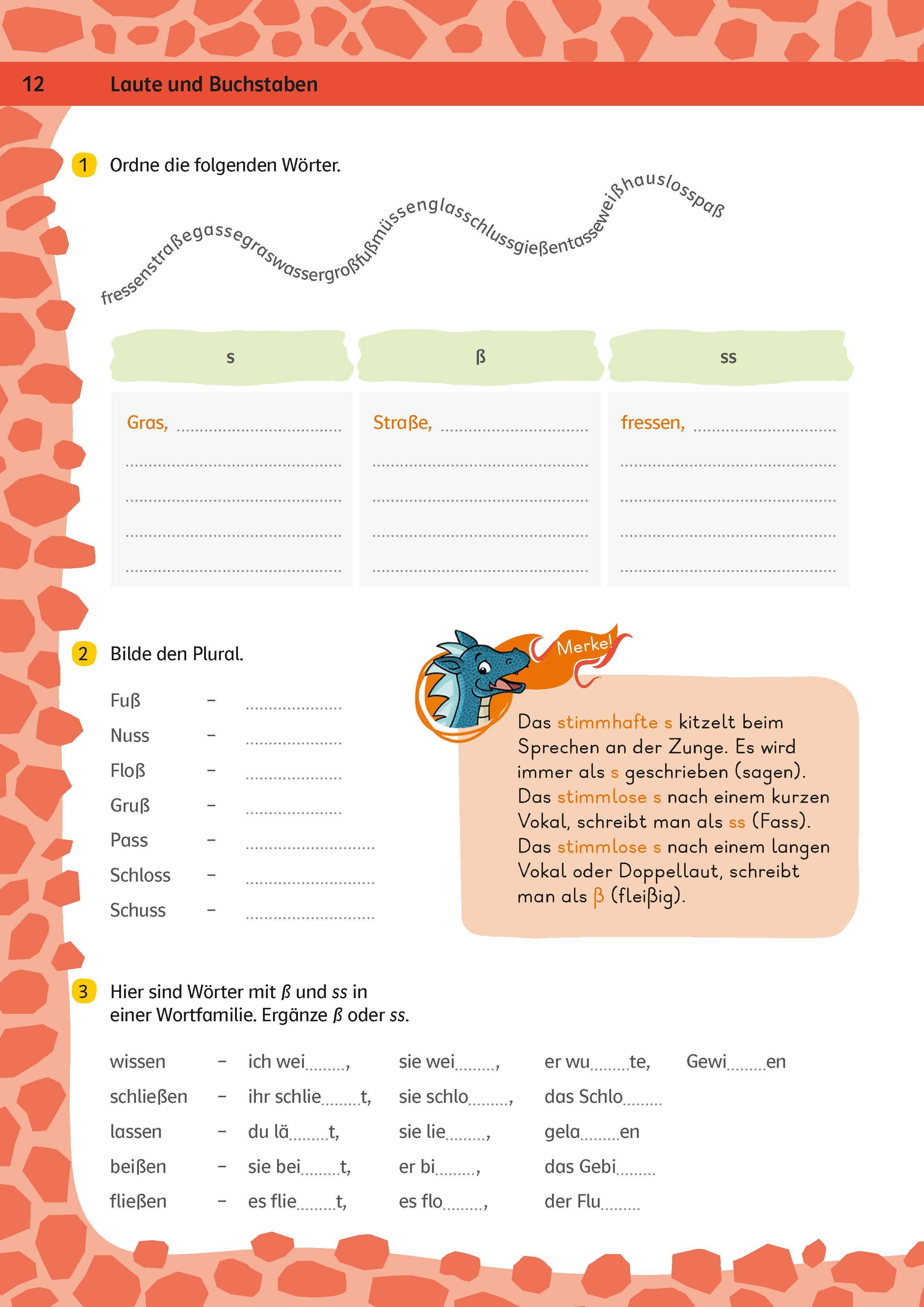 Beispielinhalt (Bild) Team Drachenstark: Topfit in Klasse 4