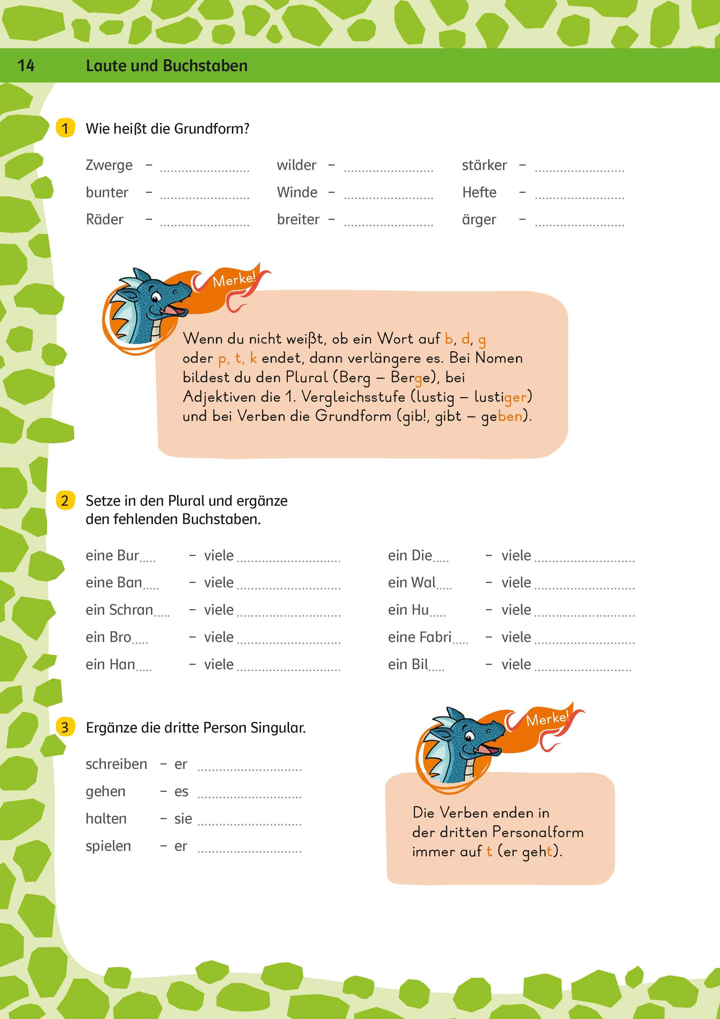 Beispielinhalt (Bild) Team Drachenstark: Topfit in Klasse 4