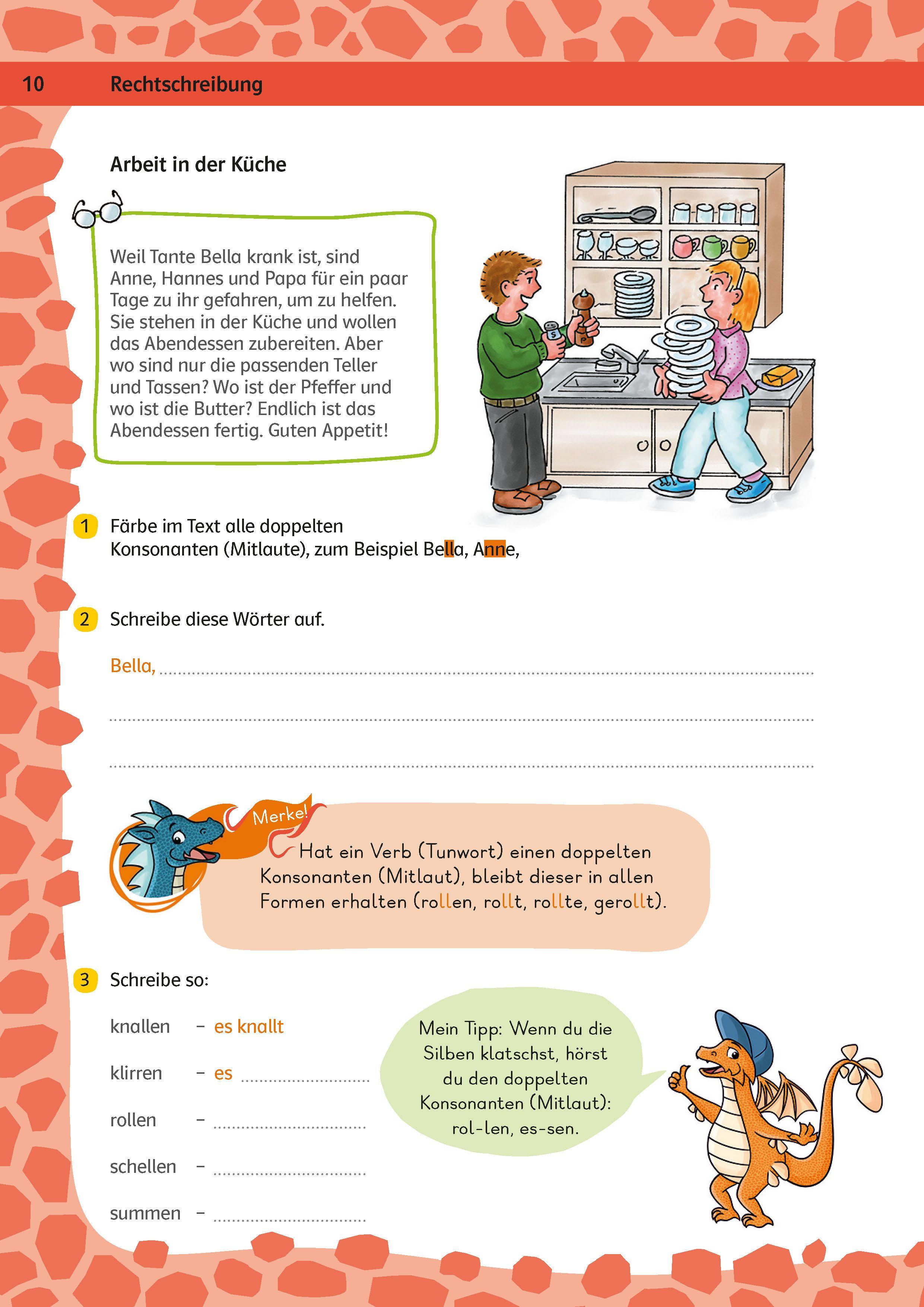 Beispielinhalt (Bild) Team Drachenstark: Topfit in Klasse 2