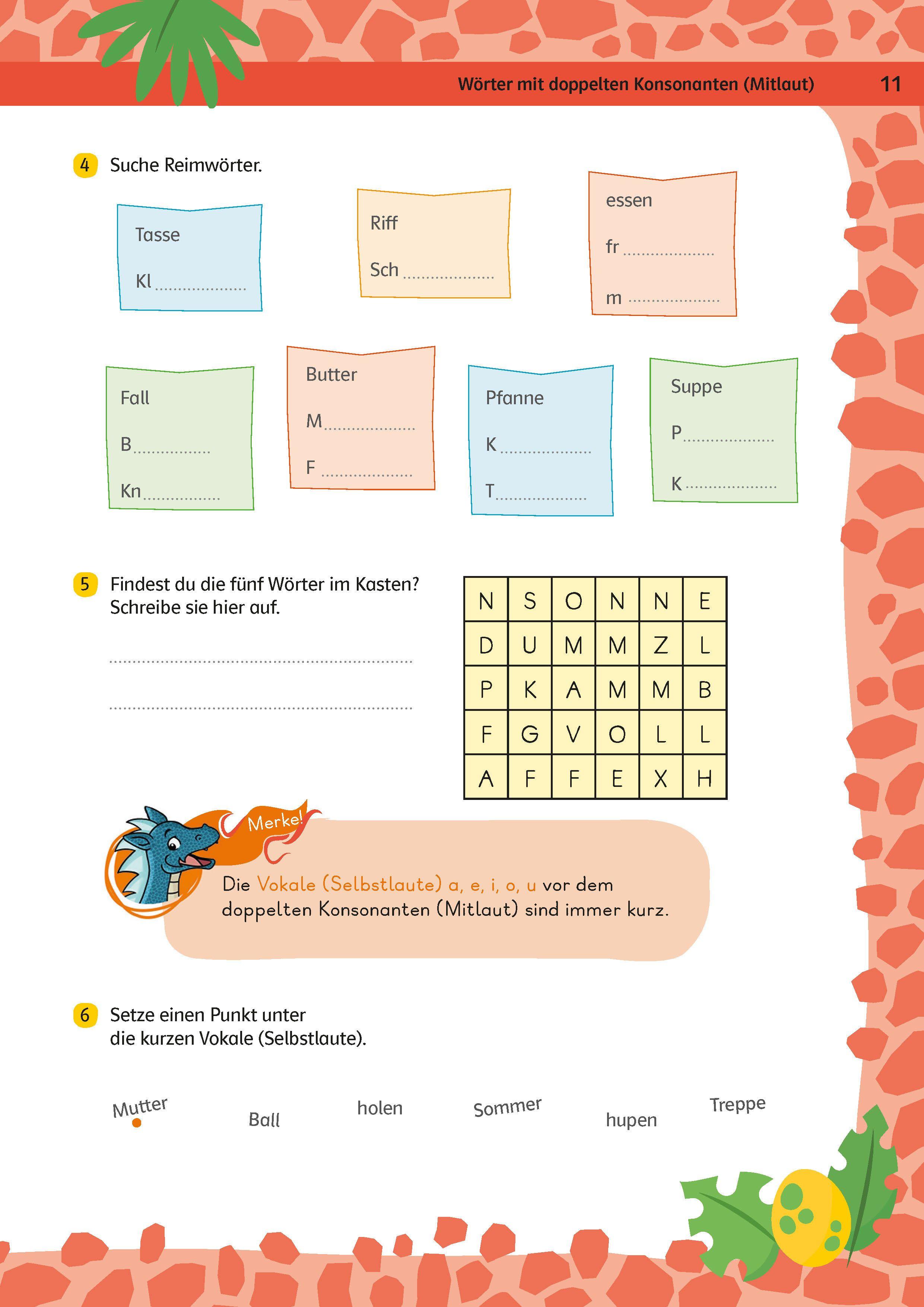 Beispielinhalt (Bild) Team Drachenstark: Topfit in Klasse 2