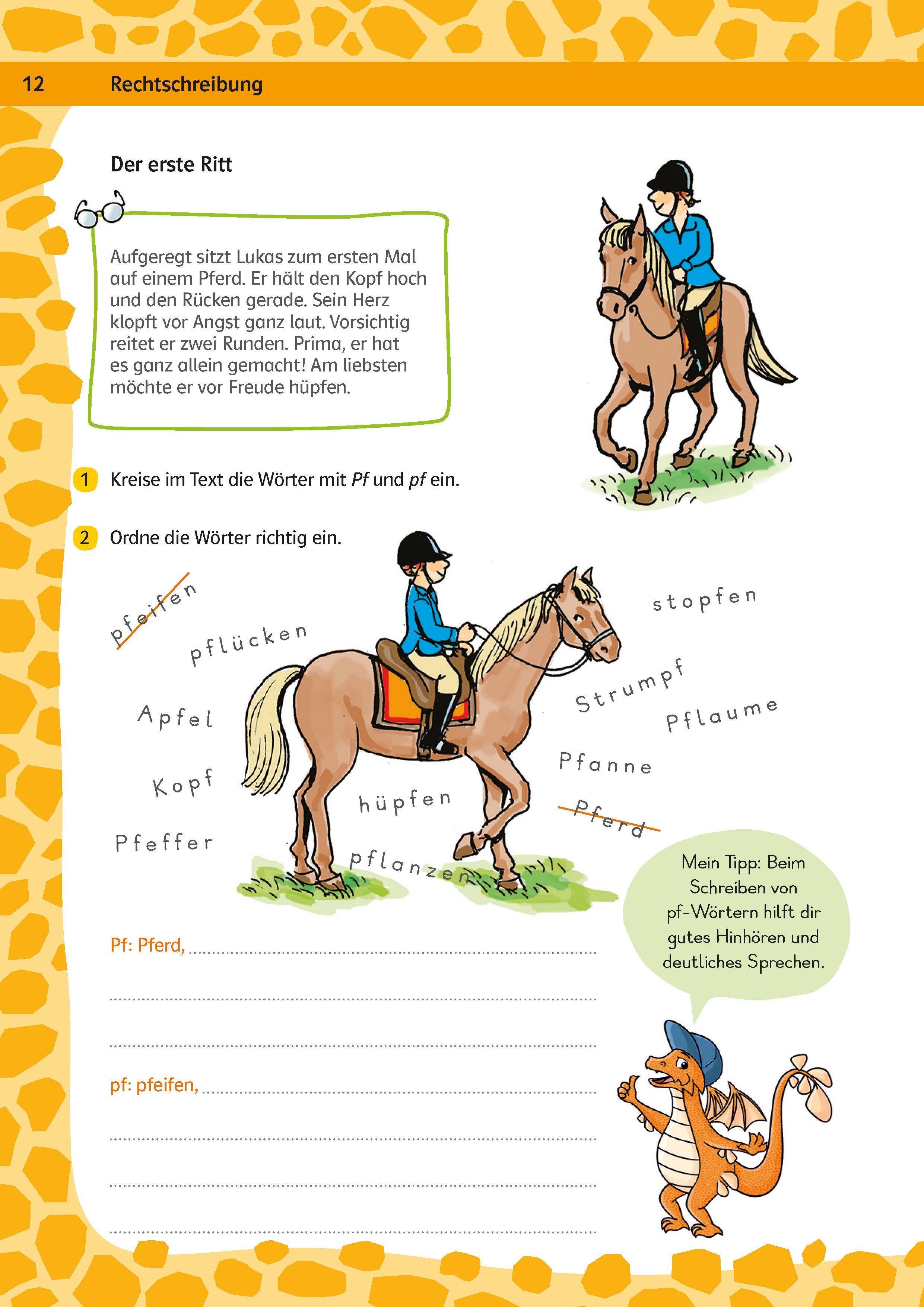 Beispielinhalt (Bild) Team Drachenstark: Topfit in Klasse 2