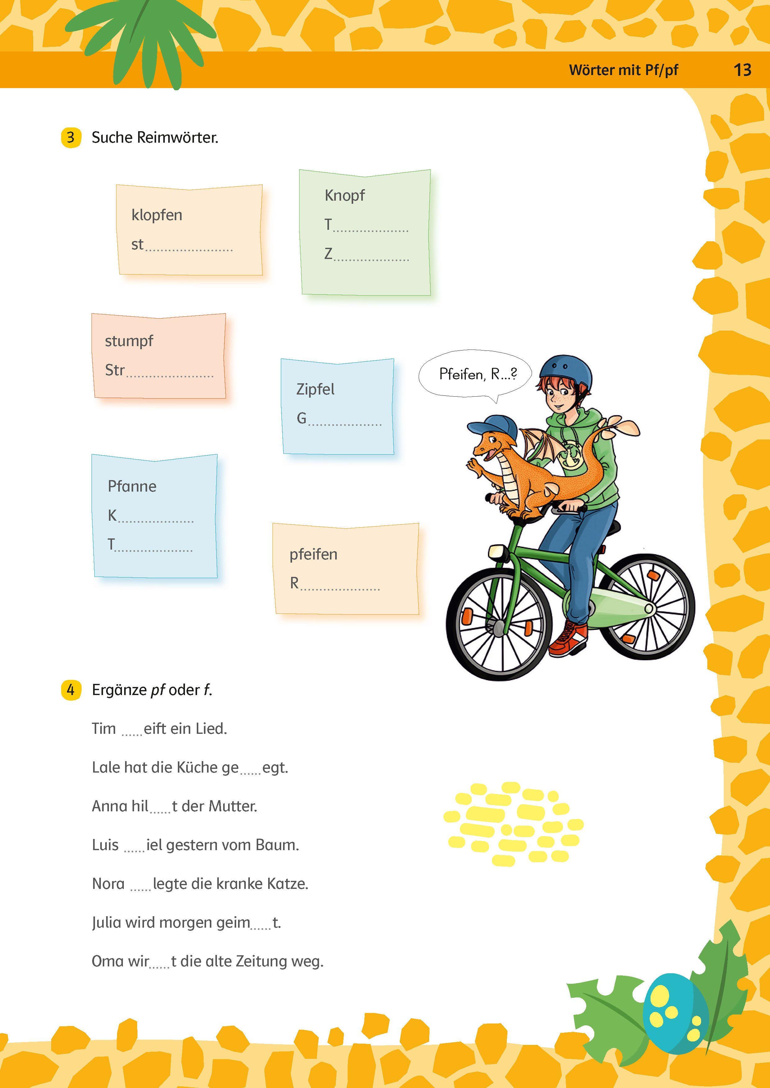 Beispielinhalt (Bild) Team Drachenstark: Topfit in Klasse 2