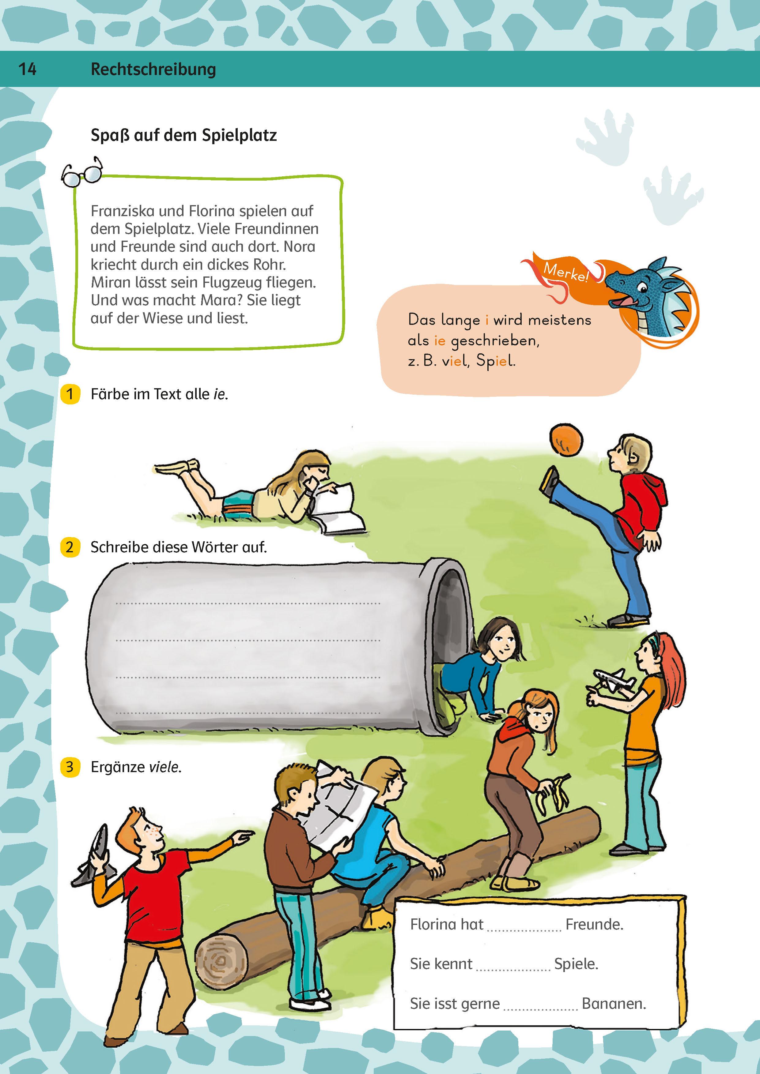 Beispielinhalt (Bild) Team Drachenstark: Topfit in Klasse 2