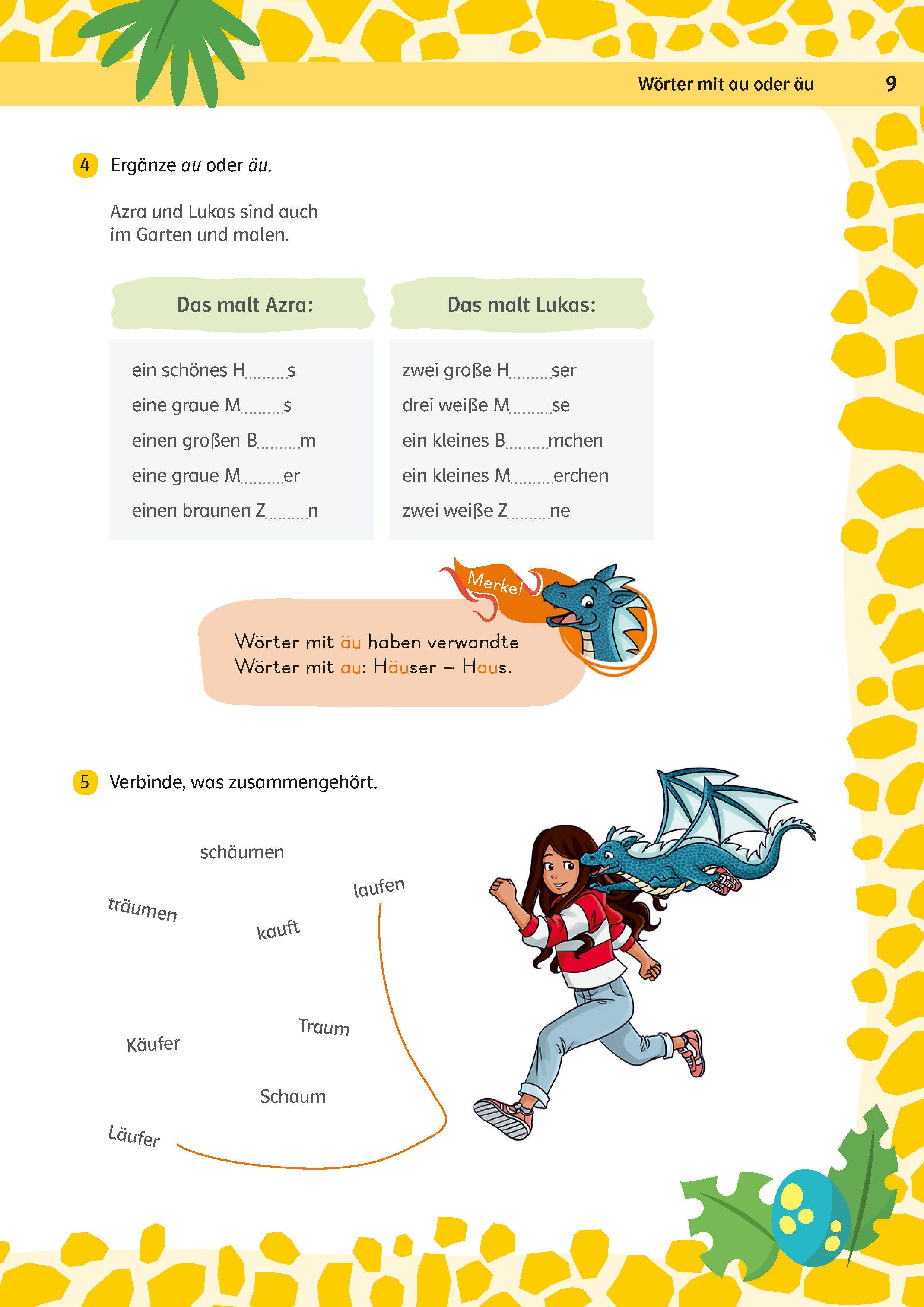 Beispielinhalt (Bild) Team Drachenstark: Topfit in Klasse 2