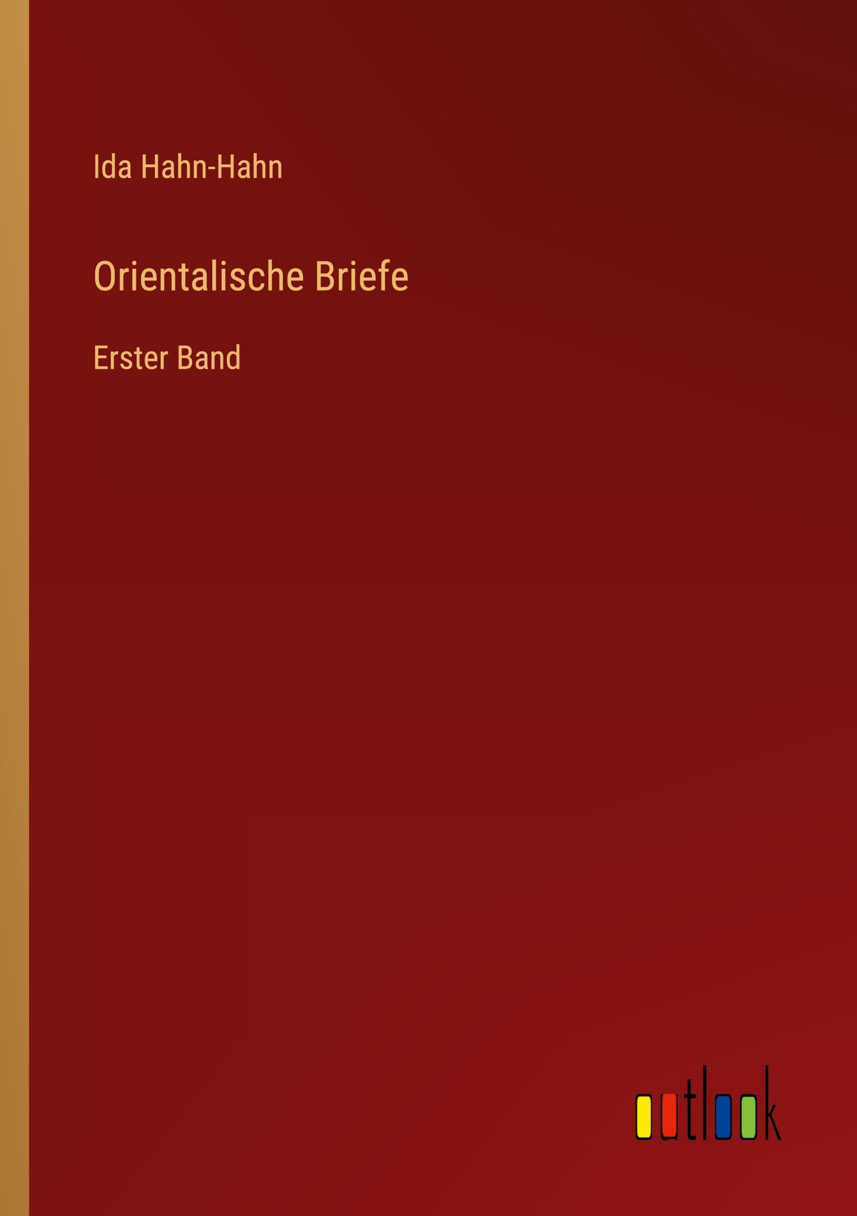 Vorderes Coverbild Orientalische Briefe