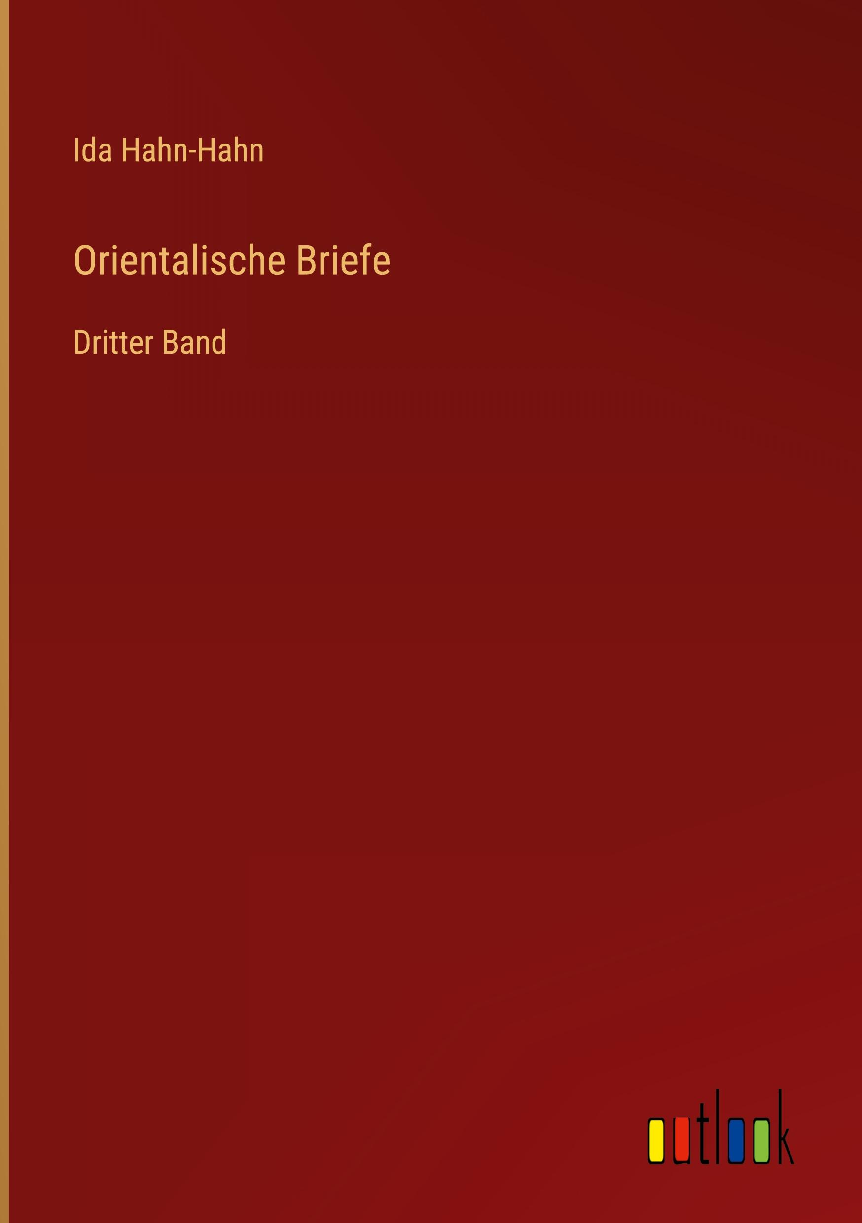 Vorderes Coverbild Orientalische Briefe