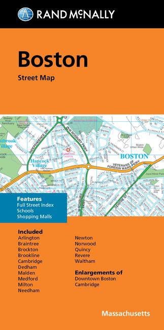 Vorderes Coverbild Rand McNally Folded Map: Boston Street Map