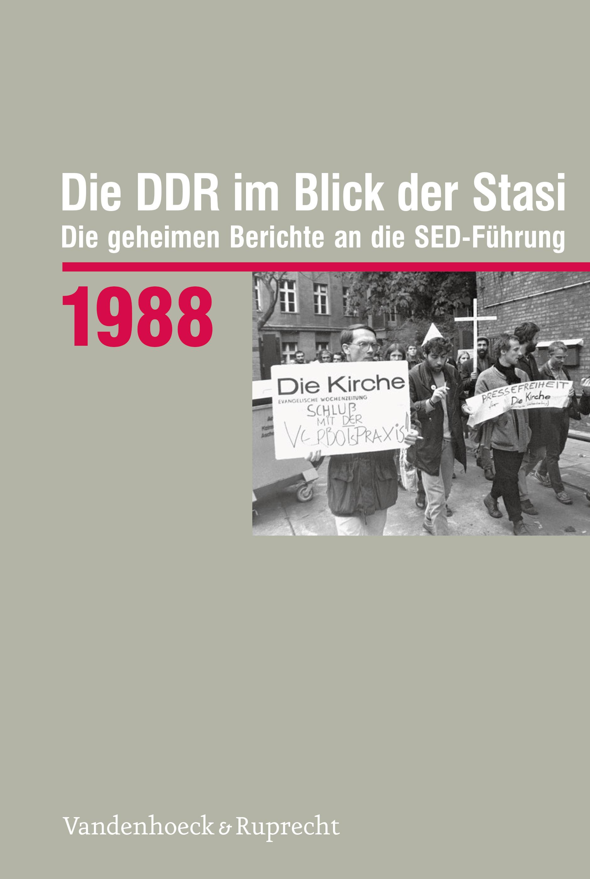 Vorderes Coverbild Die DDR im Blick der Stasi 1988