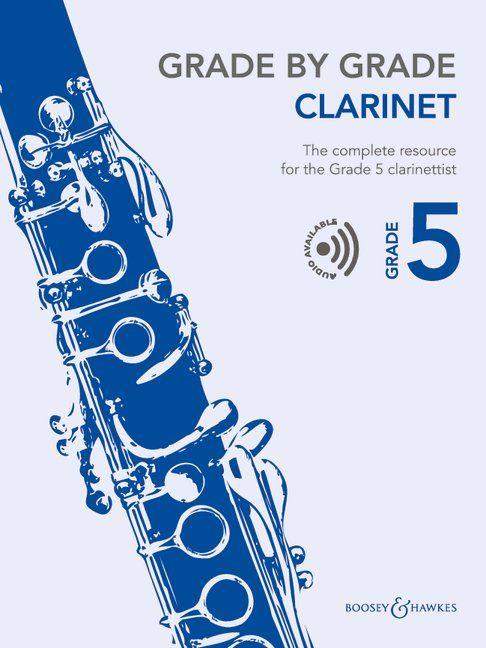 Vorderes Coverbild Way: Grade by Grade - Clarinet (Grade 5) with Audio Online of Performances and Accompaniments