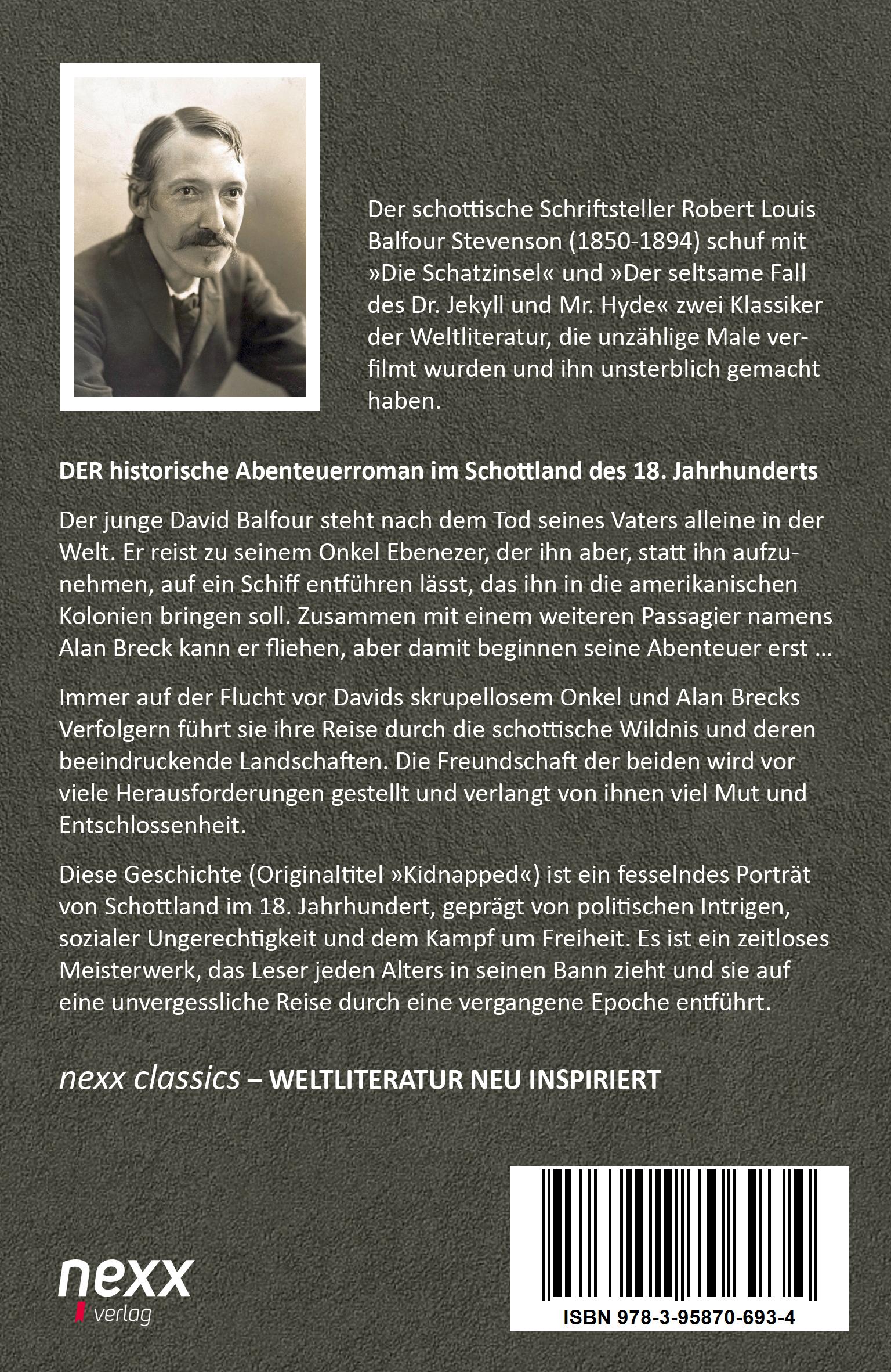 Rückseitencover Die Abenteuer des David Balfour