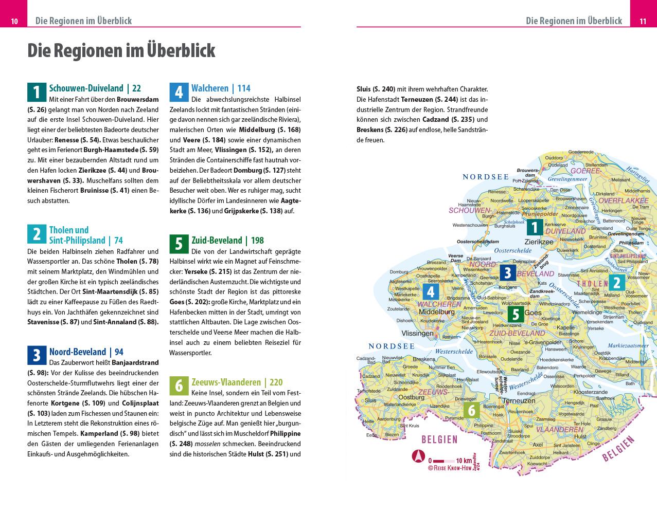 Beispielinhalt (Bild) Reise Know-How Reiseführer Zeeland